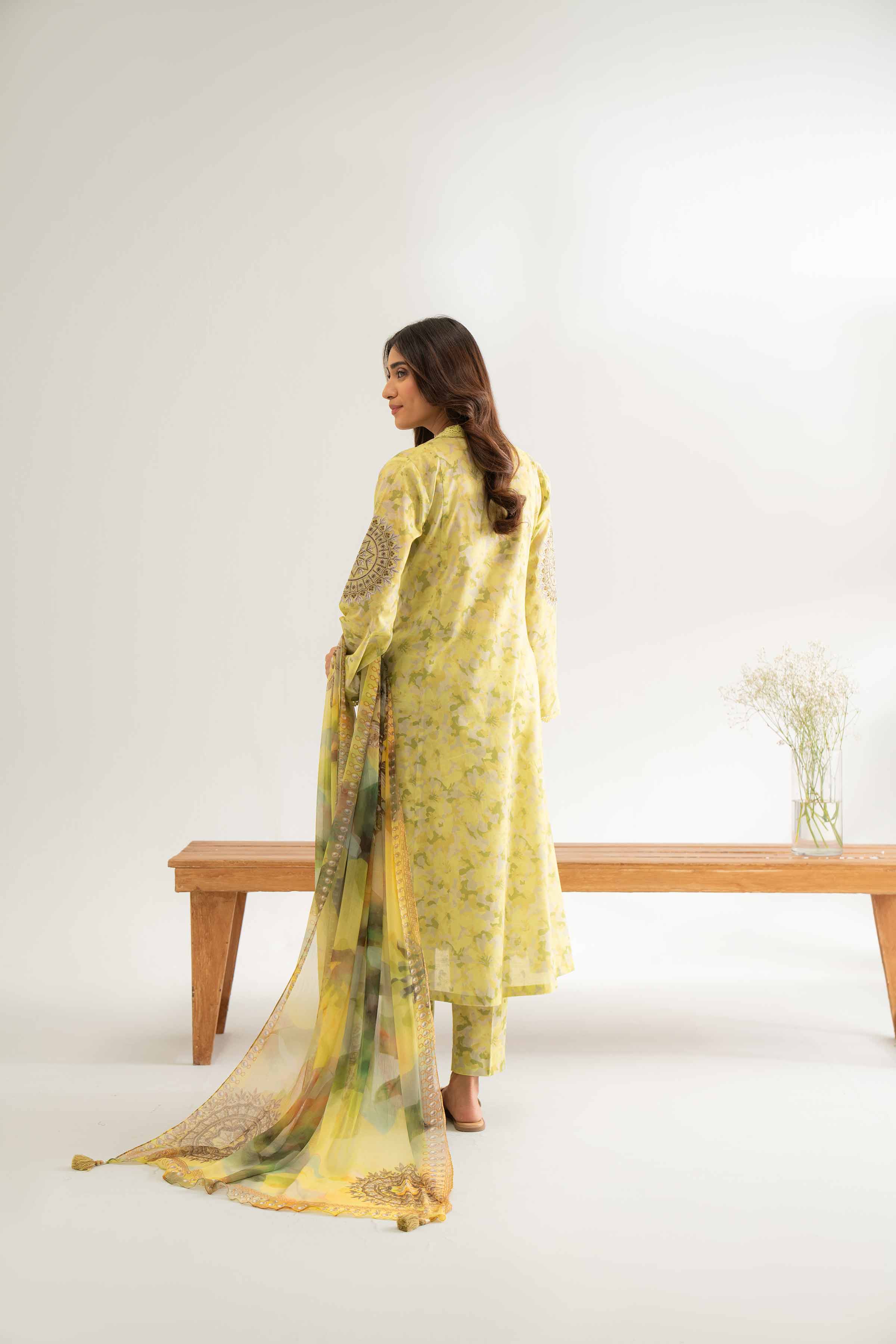 3 Piece - Digital Printed Embroidered Suit - 42501704 for Women - Unstitched Collection | Nishat | Shop Online