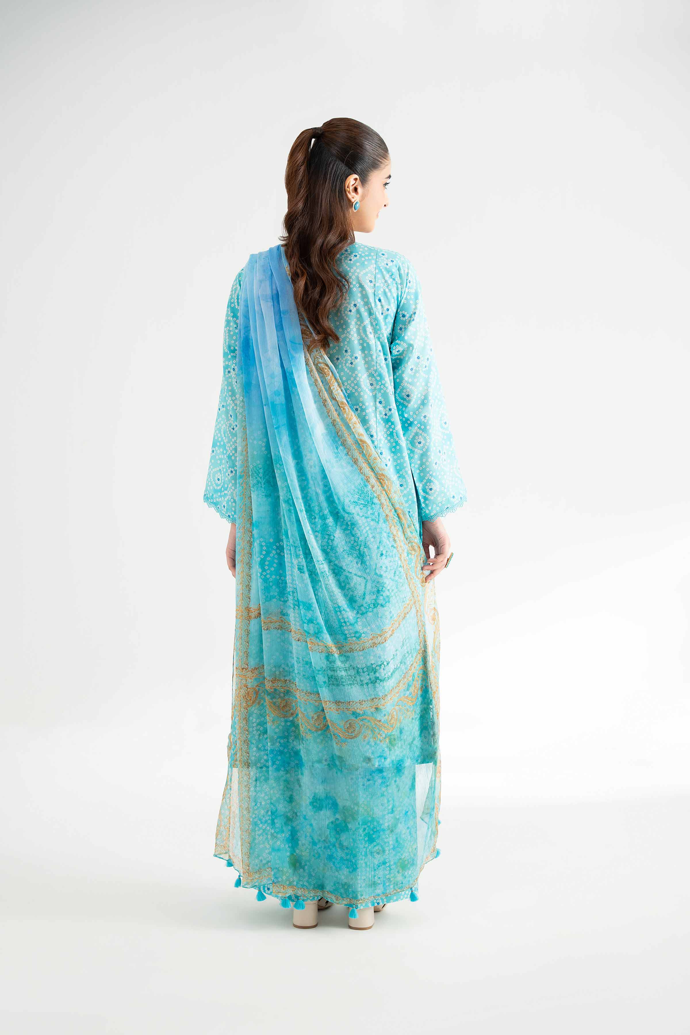 3 Piece - Digital Printed Embroidered Suit - 42501705 for Women - Unstitched Collection | Nishat | Shop Online
