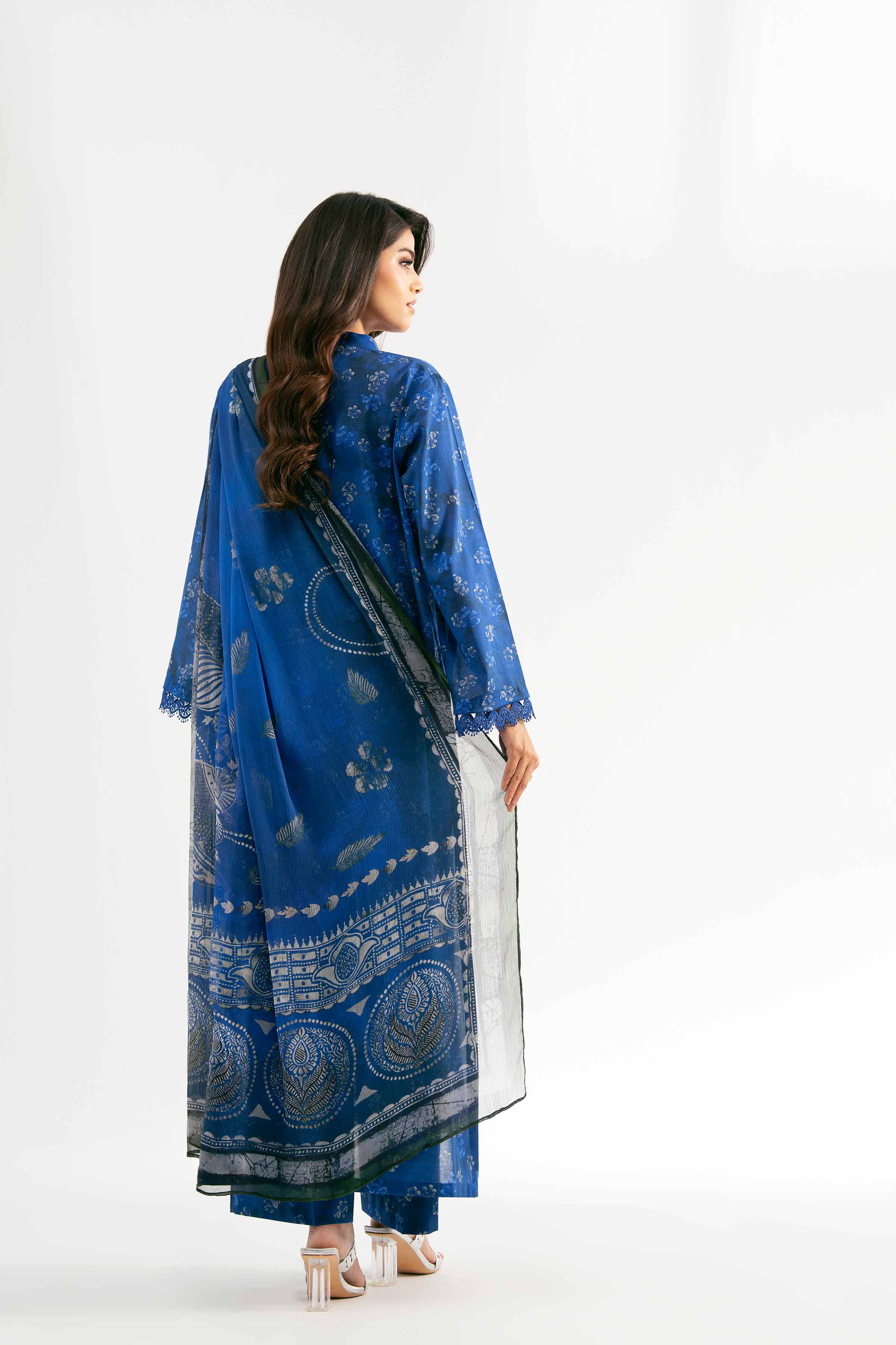 3 Piece - Digital Printed Embroidered Suit - 42501708 for Women - Unstitched Collection | Nishat | Shop Online