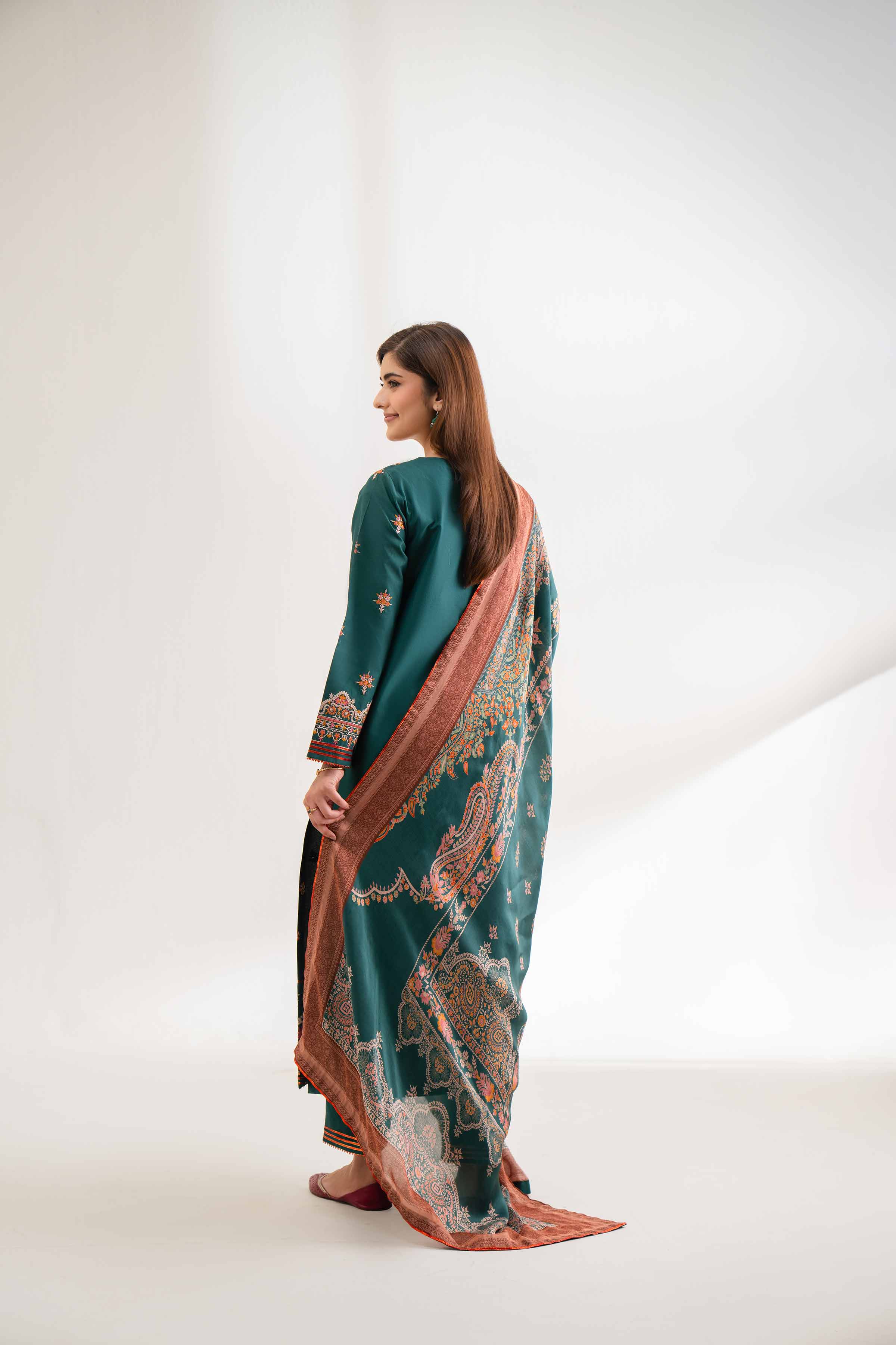 3 Piece - Digital Printed Embroidered Suit - 42501709 for Women - Unstitched Collection | Nishat | Shop Online