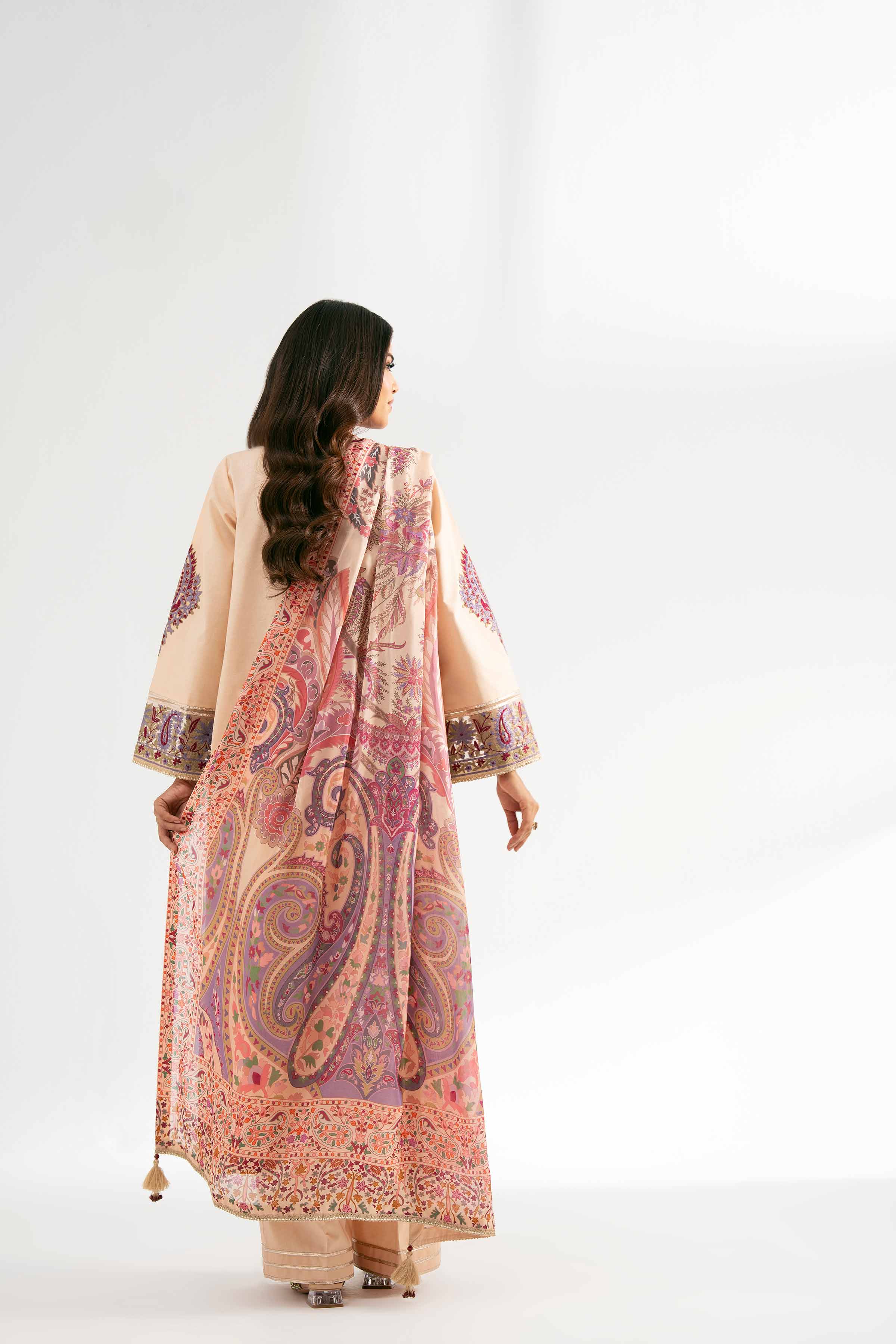 3 Piece - Digital Printed Embroidered Suit - 42501711 for Women - Unstitched Collection | Nishat | Shop Online