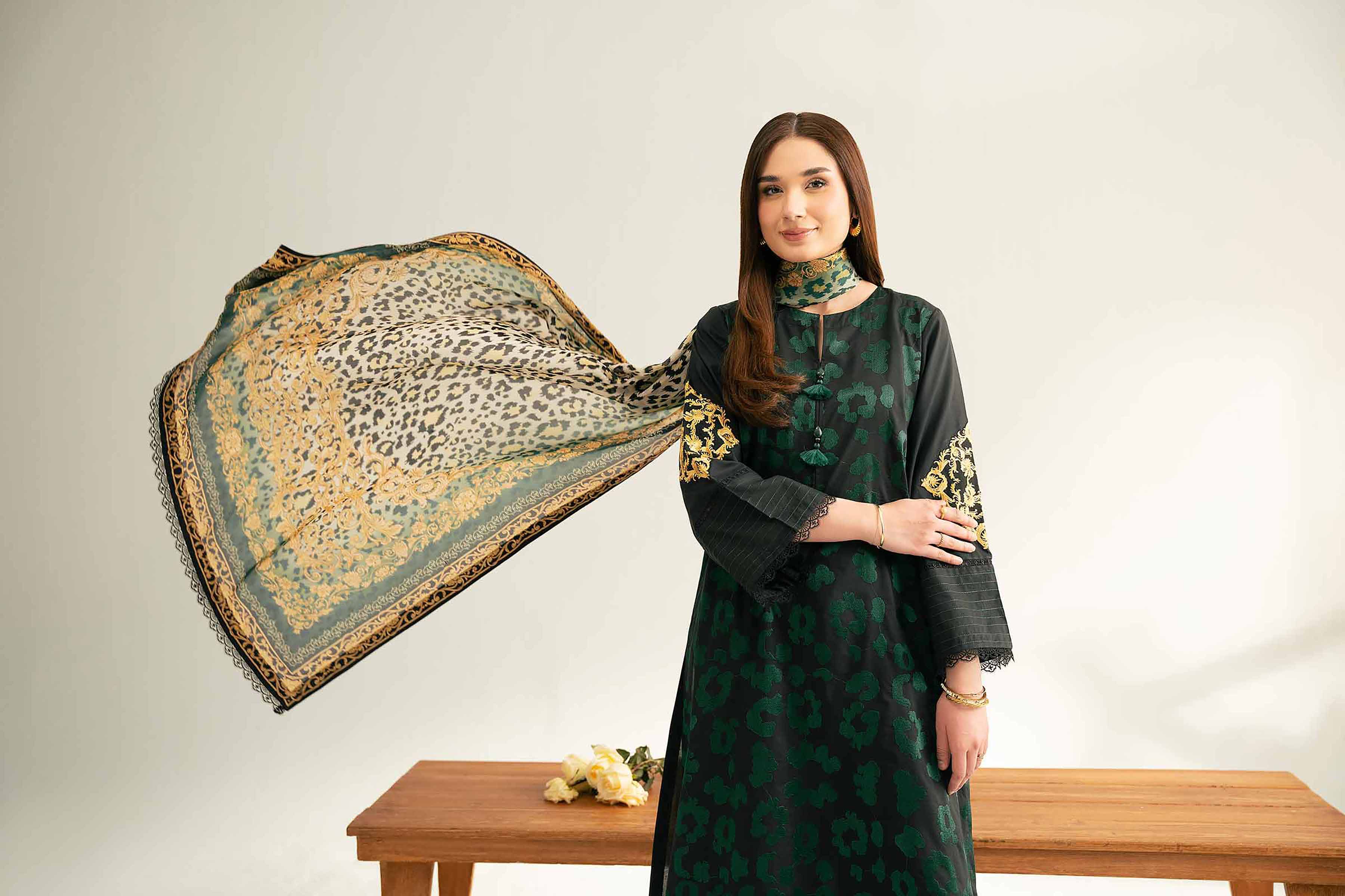 3 Piece - Digital Printed Embroidered Suit - 42501714 for Women - Unstitched Collection | Nishat | Shop Online