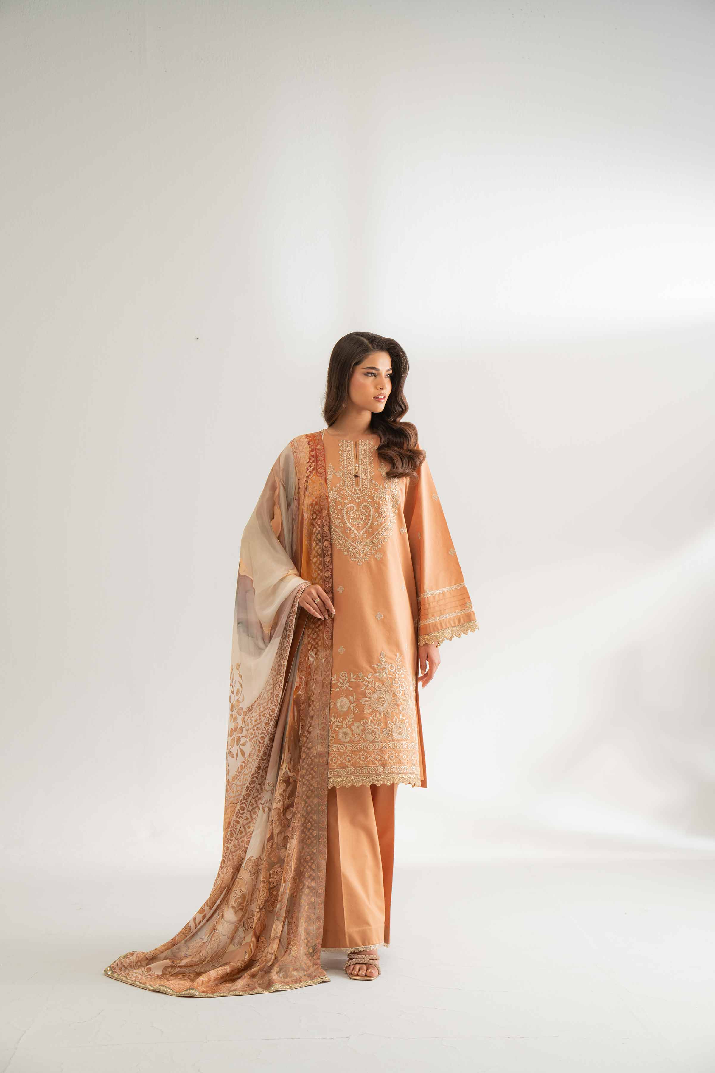 3 Piece - Digital Printed Embroidered Suit - 42501717 for Women - Unstitched Collection | Nishat | Shop Online