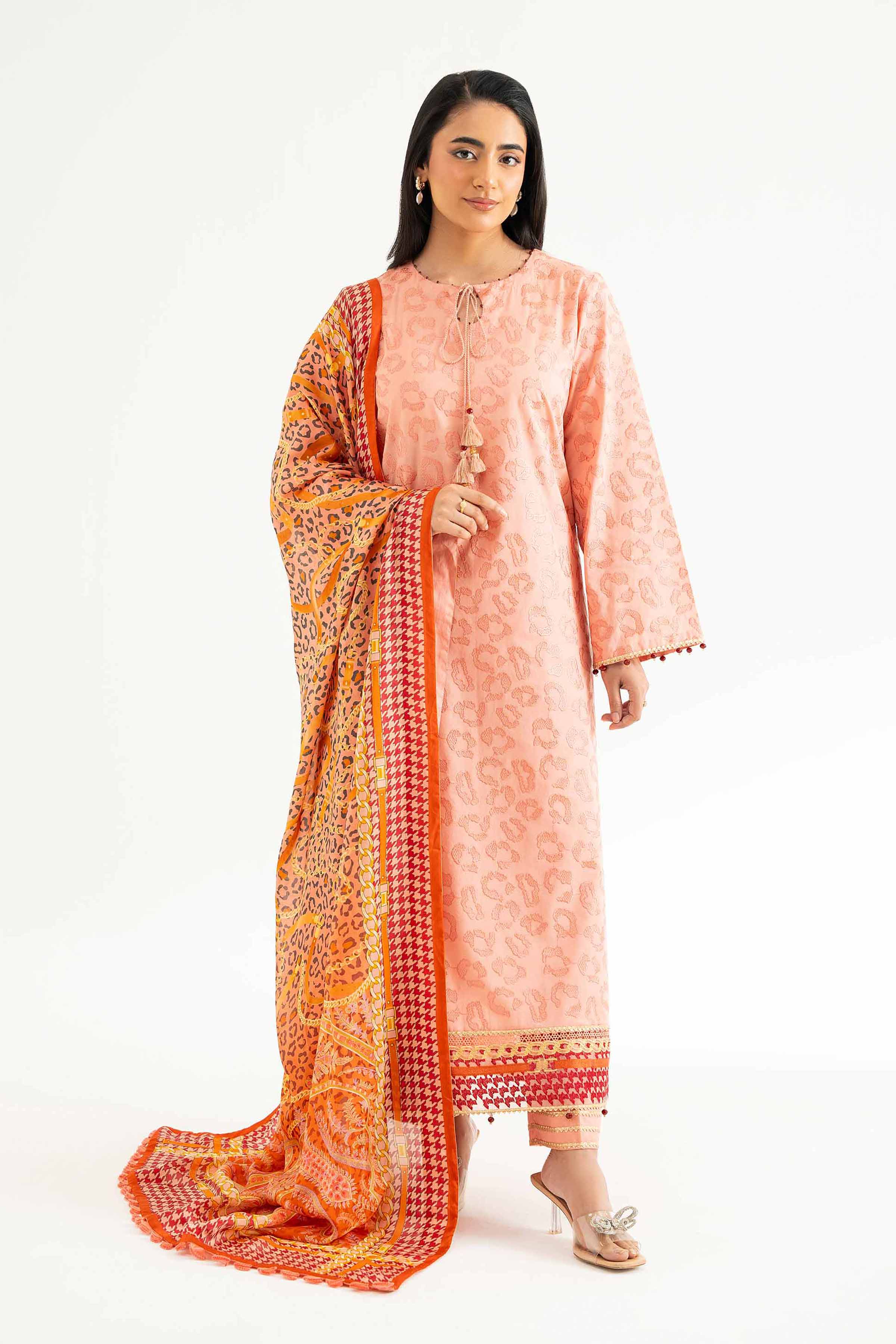 3 Piece - Digital Printed Embroidered Suit - 42501718 for Women - Unstitched Collection | Nishat | Shop Online