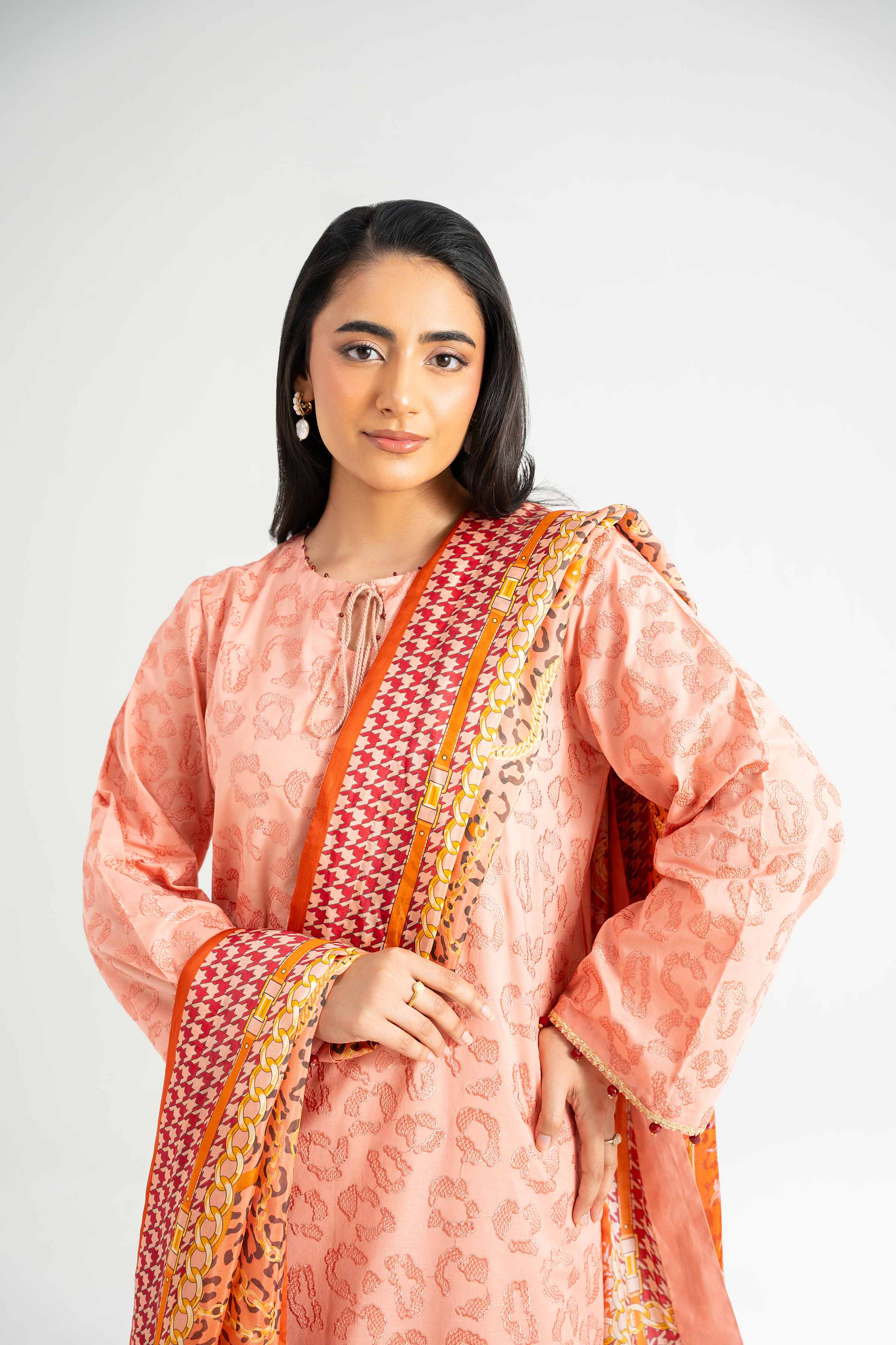 3 Piece - Digital Printed Embroidered Suit - 42501718 for Women - Unstitched Collection | Nishat | Shop Online