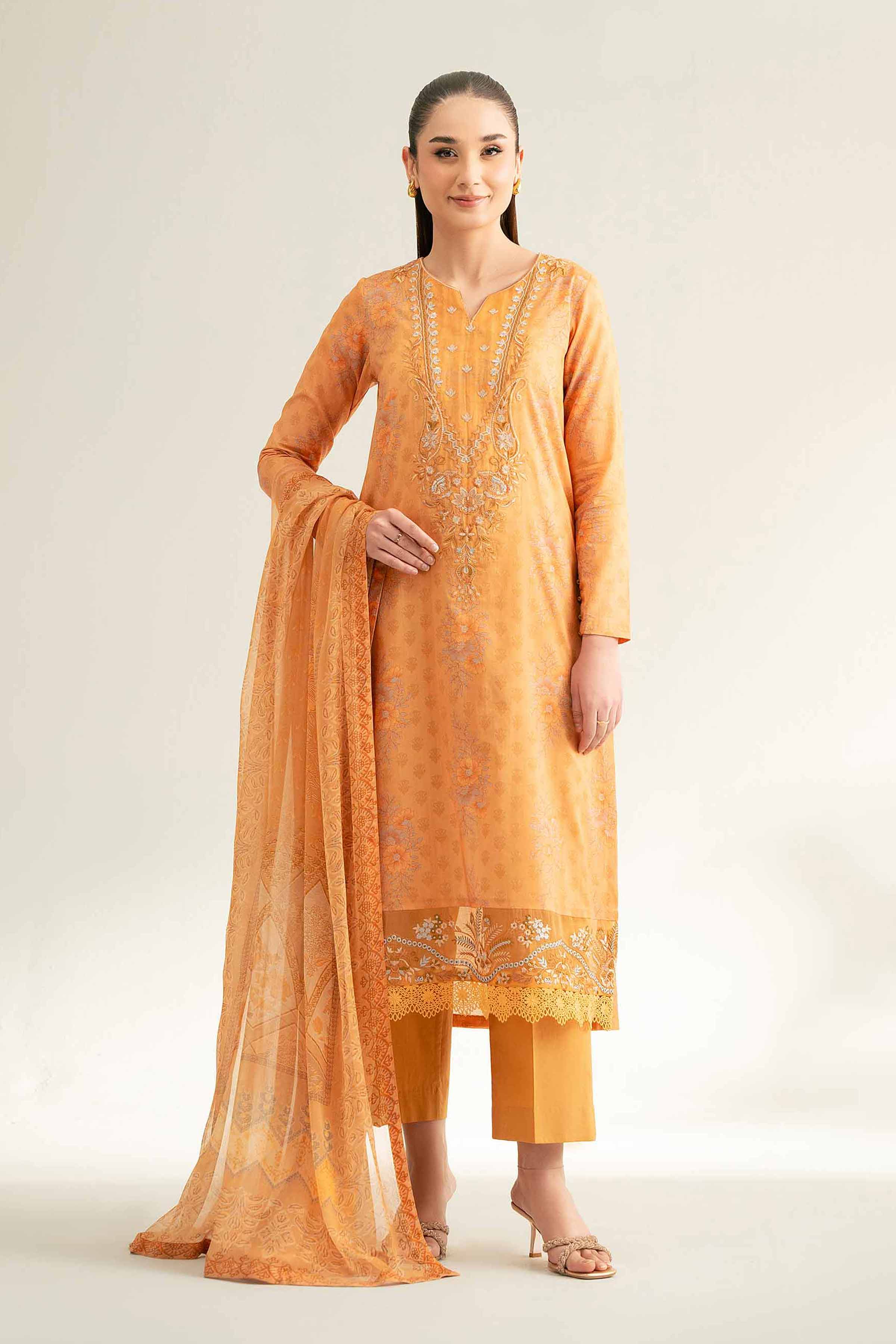 2 Piece - Digital Printed Embroidered Suit - 42501719 for Women - Unstitched Collection | Nishat | Shop Online