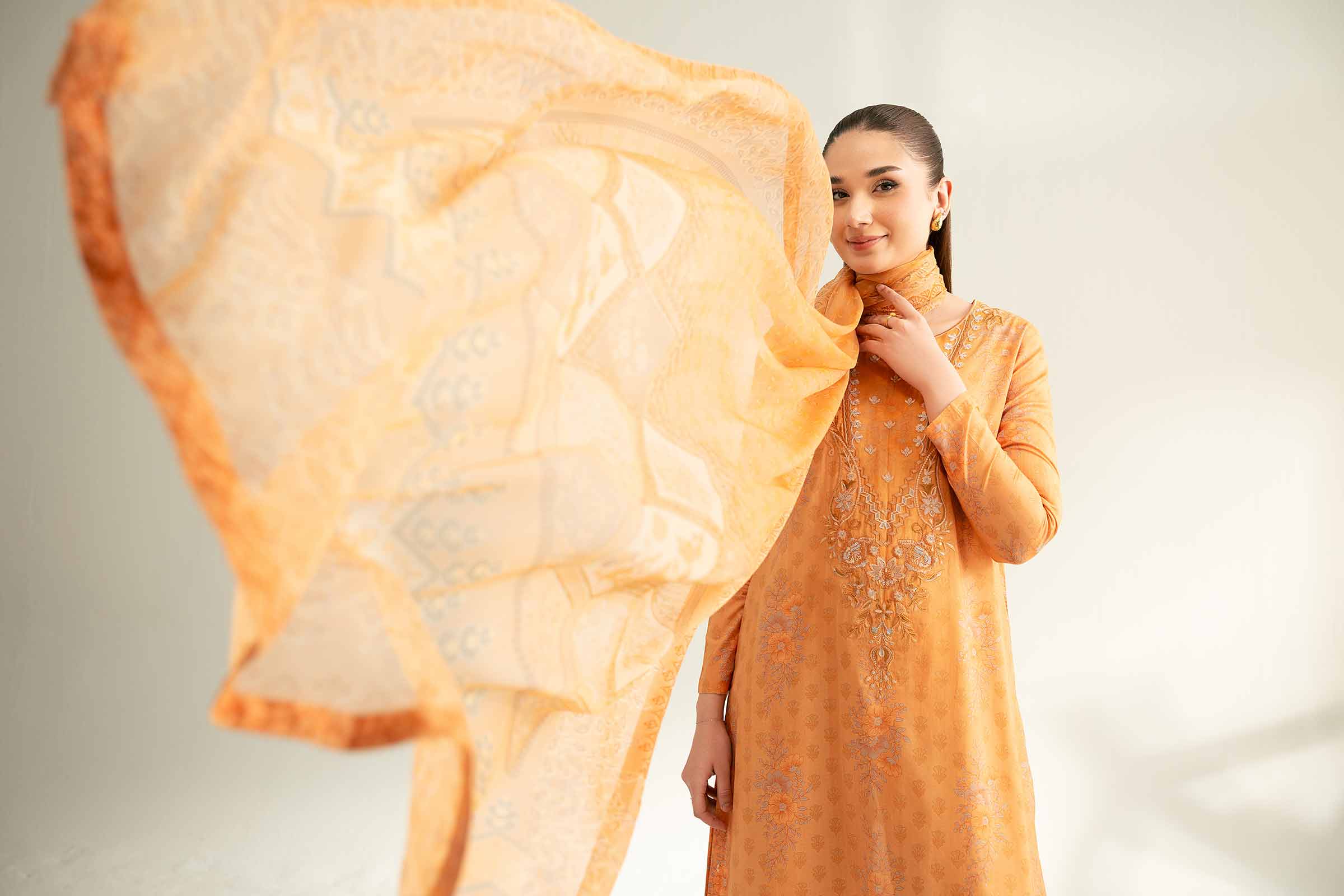 2 Piece - Digital Printed Embroidered Suit - 42501719 for Women - Unstitched Collection | Nishat | Shop Online