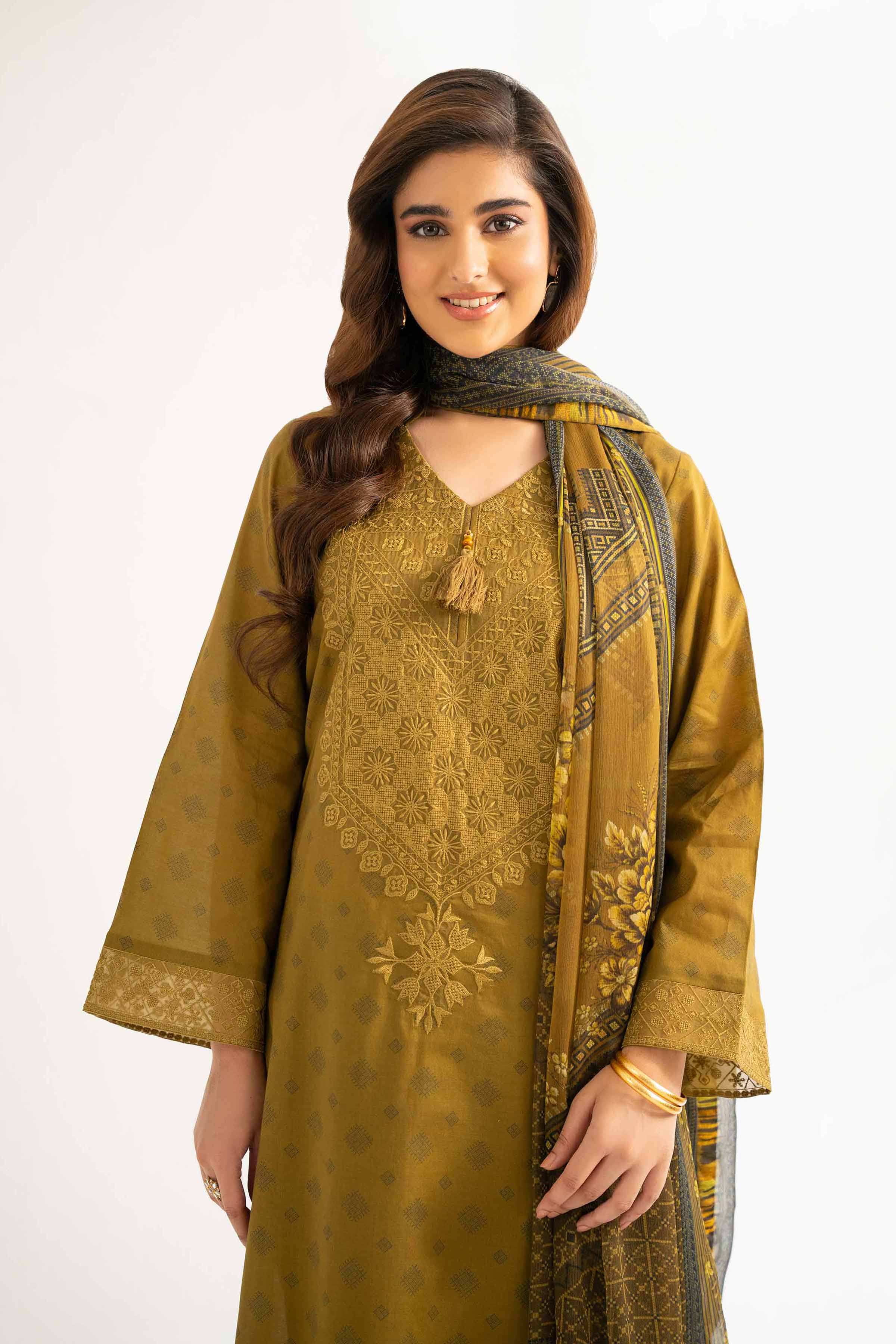 2 Piece - Digital Printed Embroidered Suit - 42501720 for Women - Unstitched Collection | Nishat | Shop Online