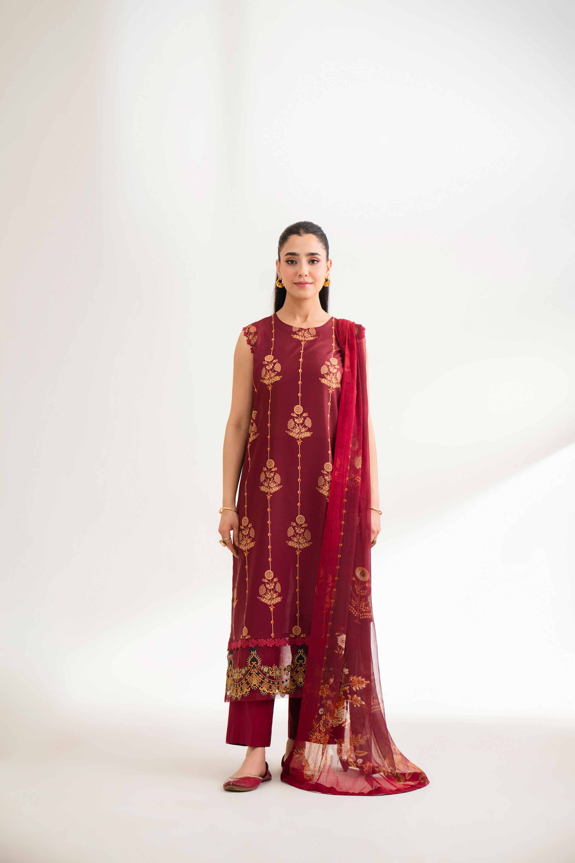 2 Piece - Digital Printed Embroidered Suit - 42501722 for Women - Unstitched Collection | Nishat | Shop Online