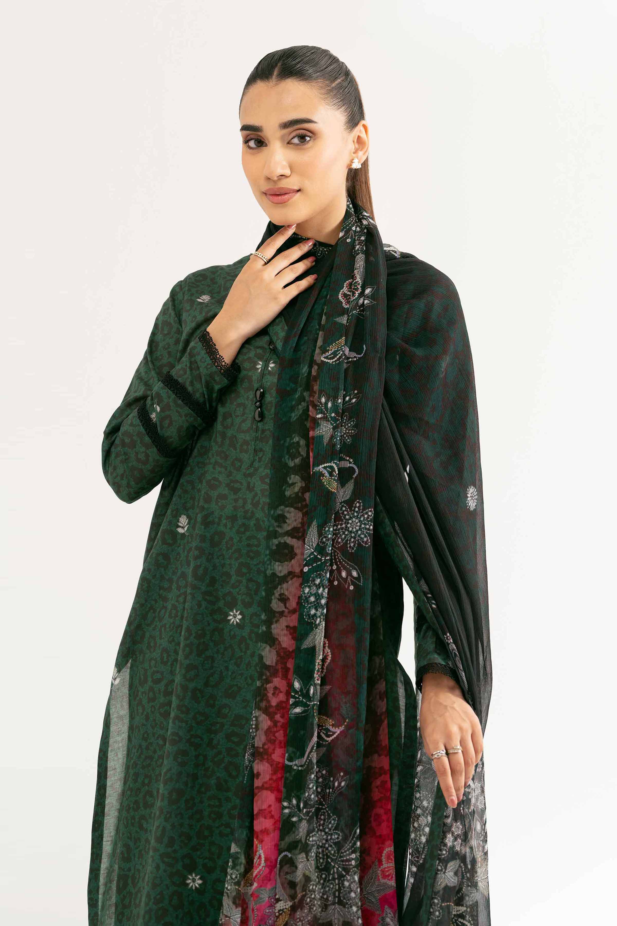 2 Piece - Digital Printed Embroidered Suit - 42501725 for Women - Unstitched Collection | Nishat | Shop Online