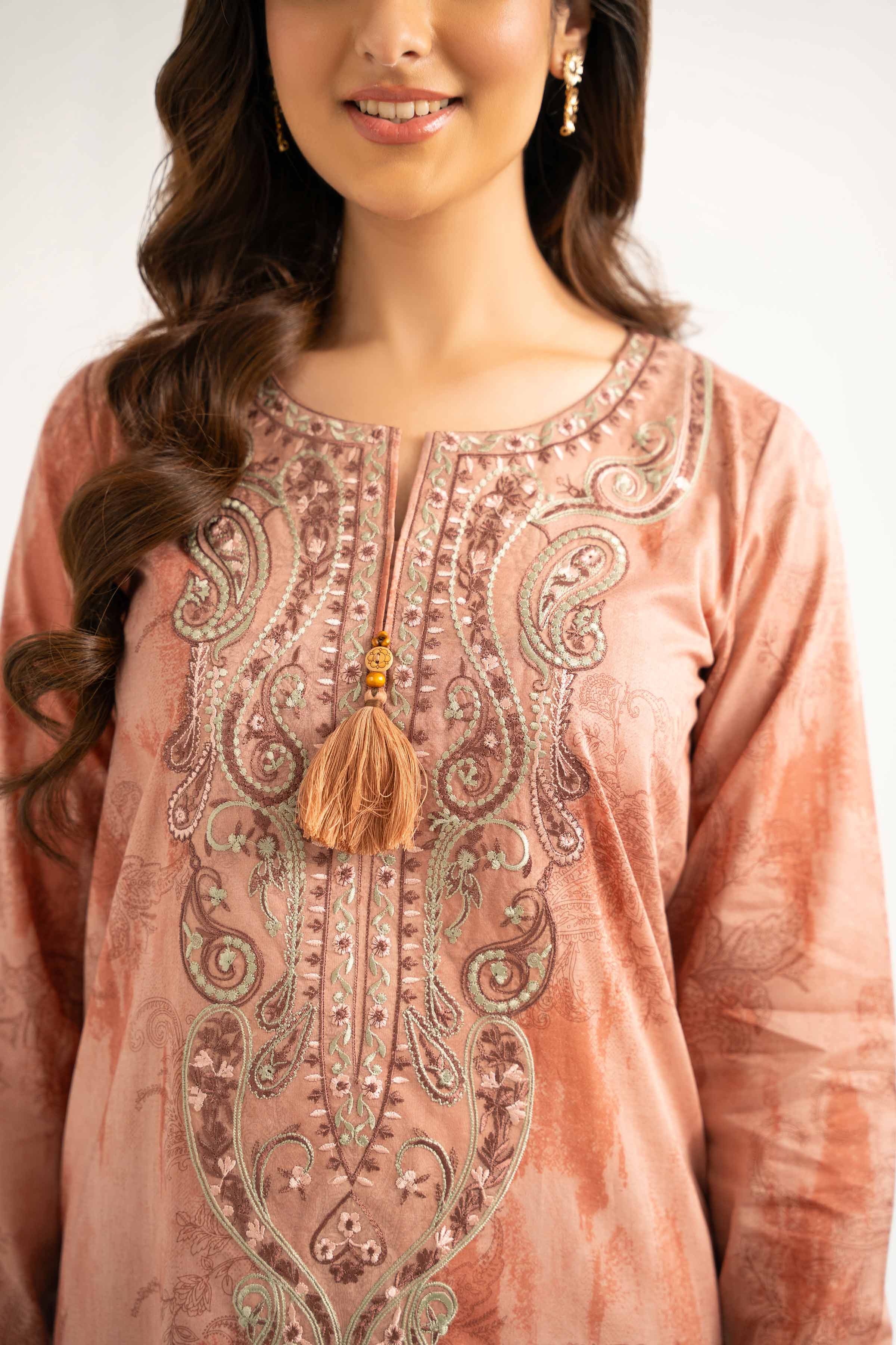 2 Piece - Digital Printed Embroidered Suit - 42501727 for Women - Unstitched Collection | Nishat | Shop Online