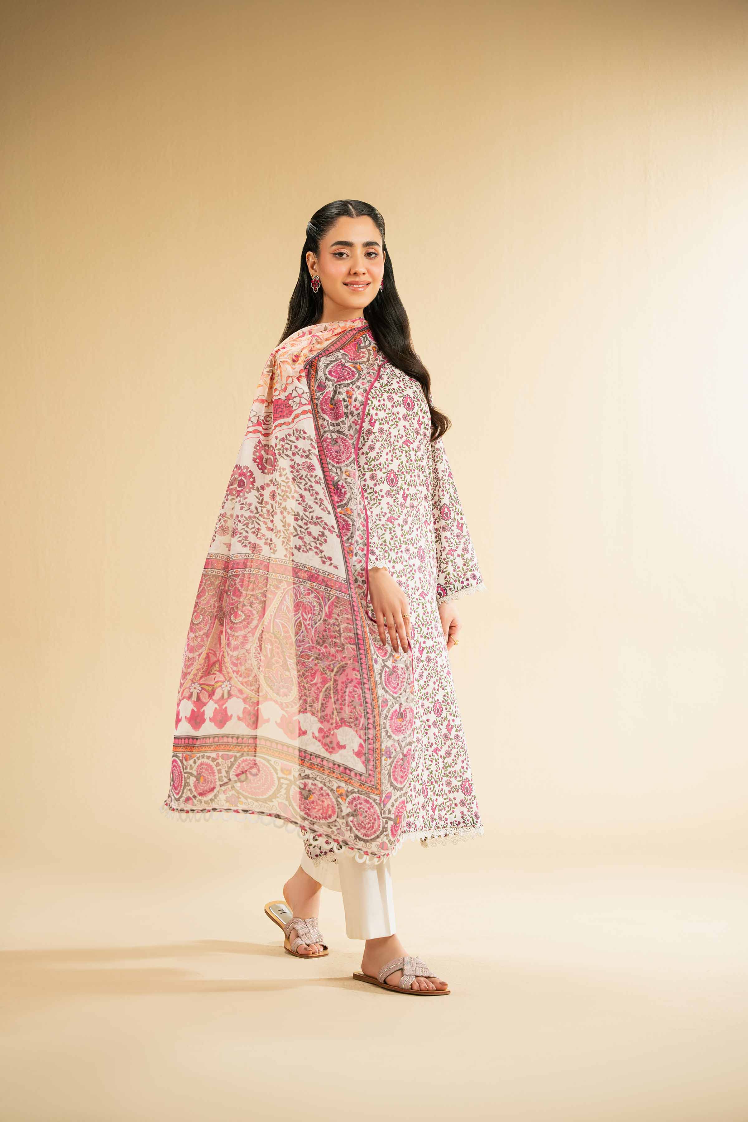 2 Piece - Digital Printed Embroidered Suit - 42501730 for Women - Unstitched Collection | Nishat | Shop Online