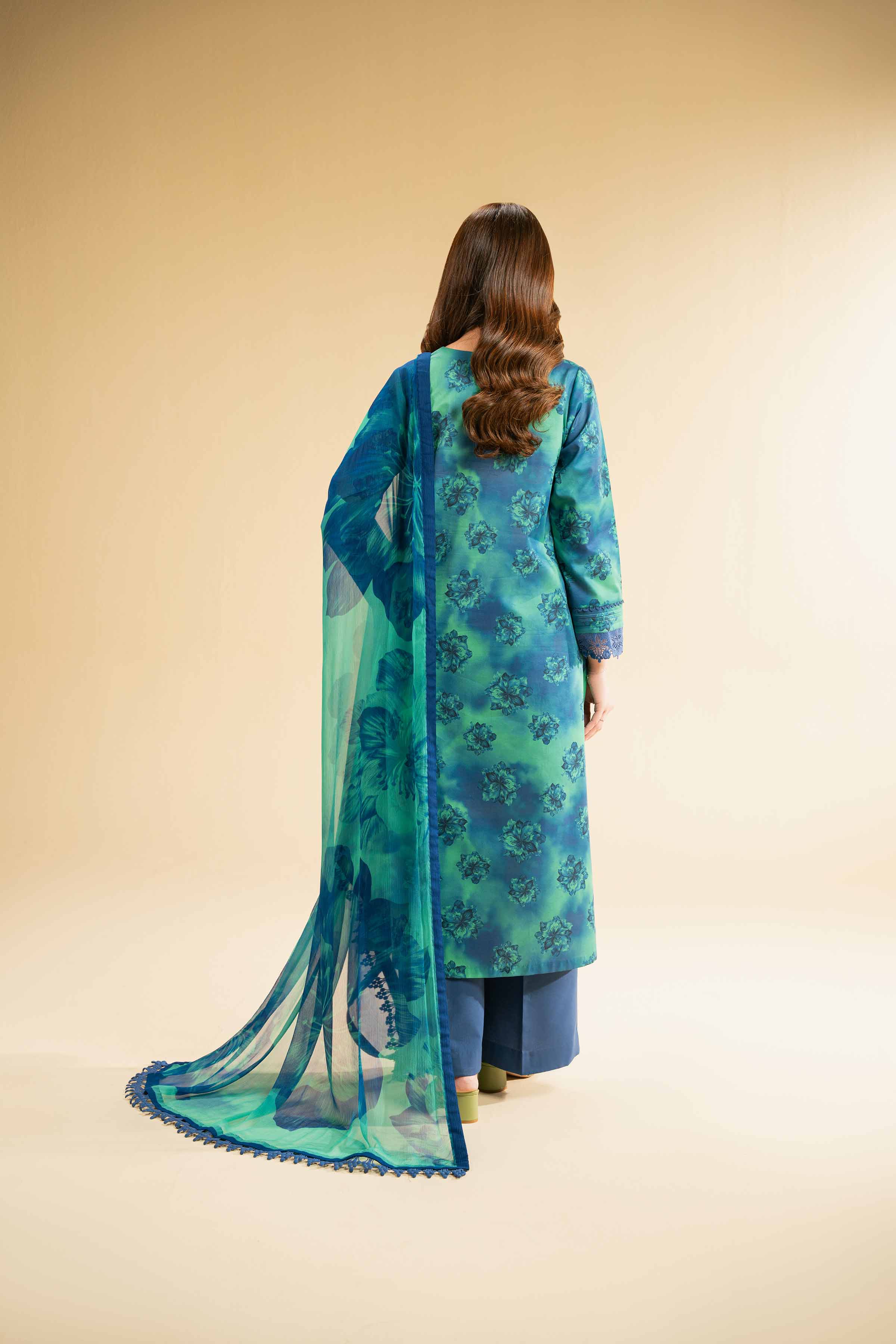 2 Piece - Digital Printed Embroidered Suit - 42501731 for Women - Unstitched Collection | Nishat | Shop Online