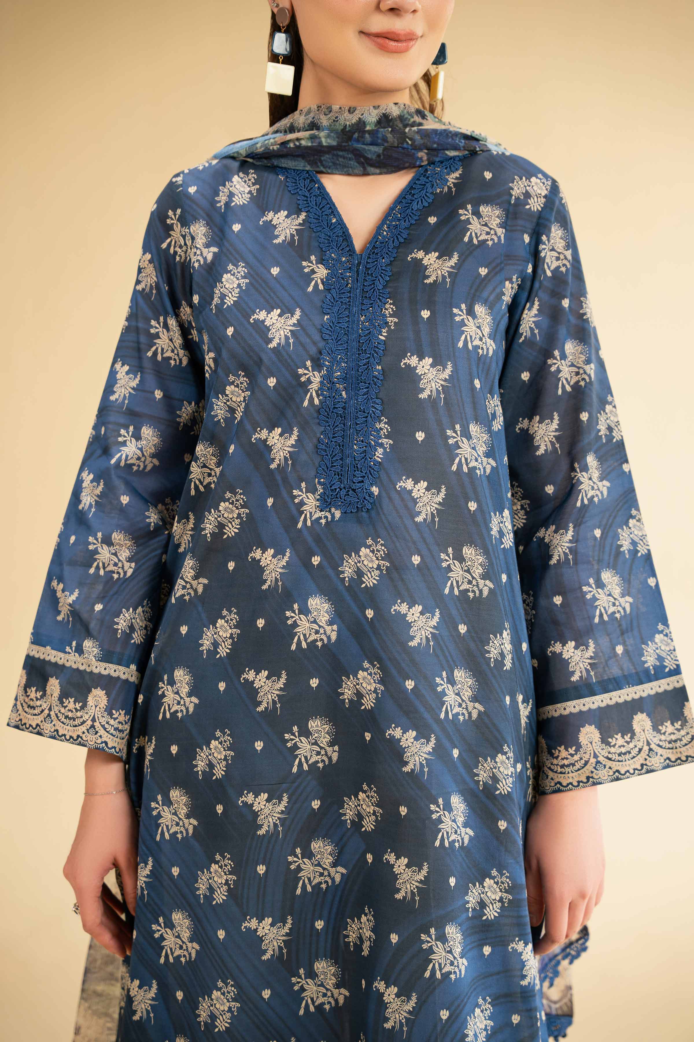 2 Piece - Digital Printed Embroidered Suit - 42501732 for Women - Unstitched Collection | Nishat | Shop Online