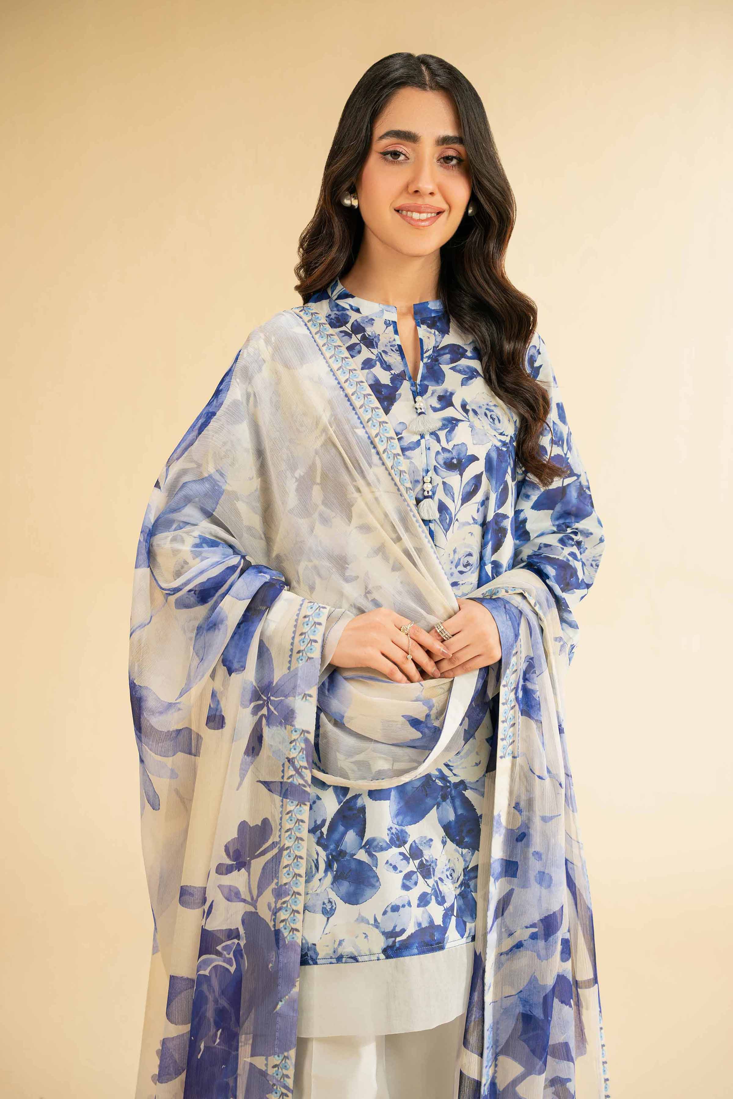 2 Piece - Digital Printed Embroidered Suit - 42501735 for Women - Unstitched Collection | Nishat | Shop Online