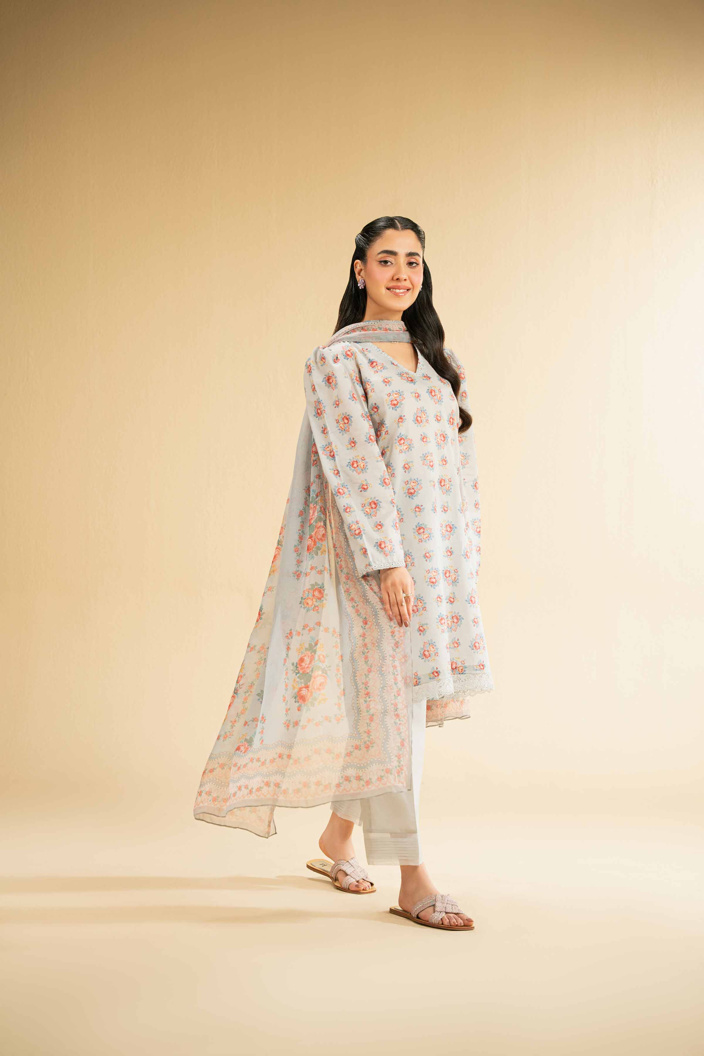 2 Piece - Digital Printed Embroidered Suit - 42501736 for Women - Unstitched Collection | Nishat | Shop Online