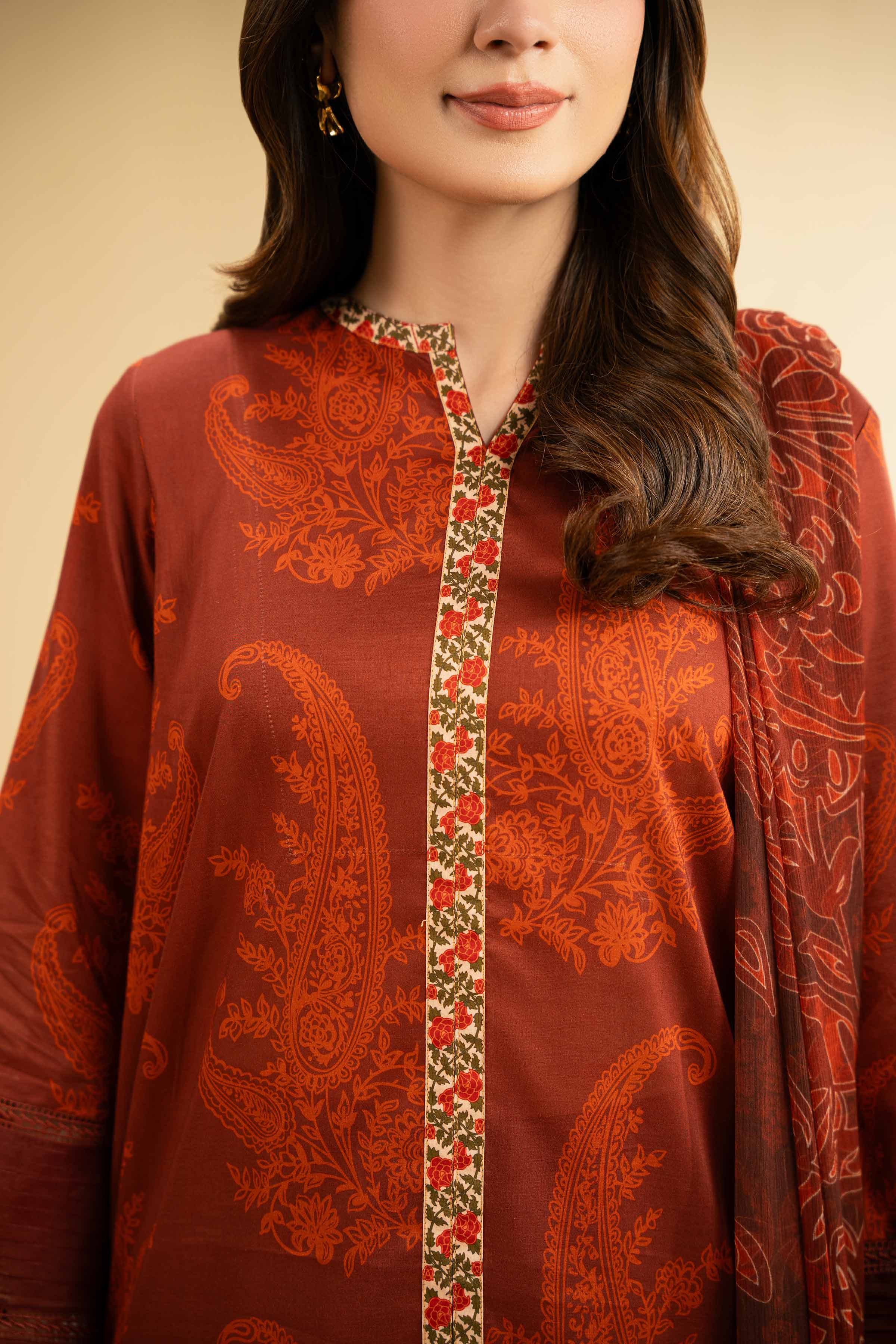 2 Piece - Digital Printed Embroidered Suit - 42501738 for Women - Unstitched Collection | Nishat | Shop Online
