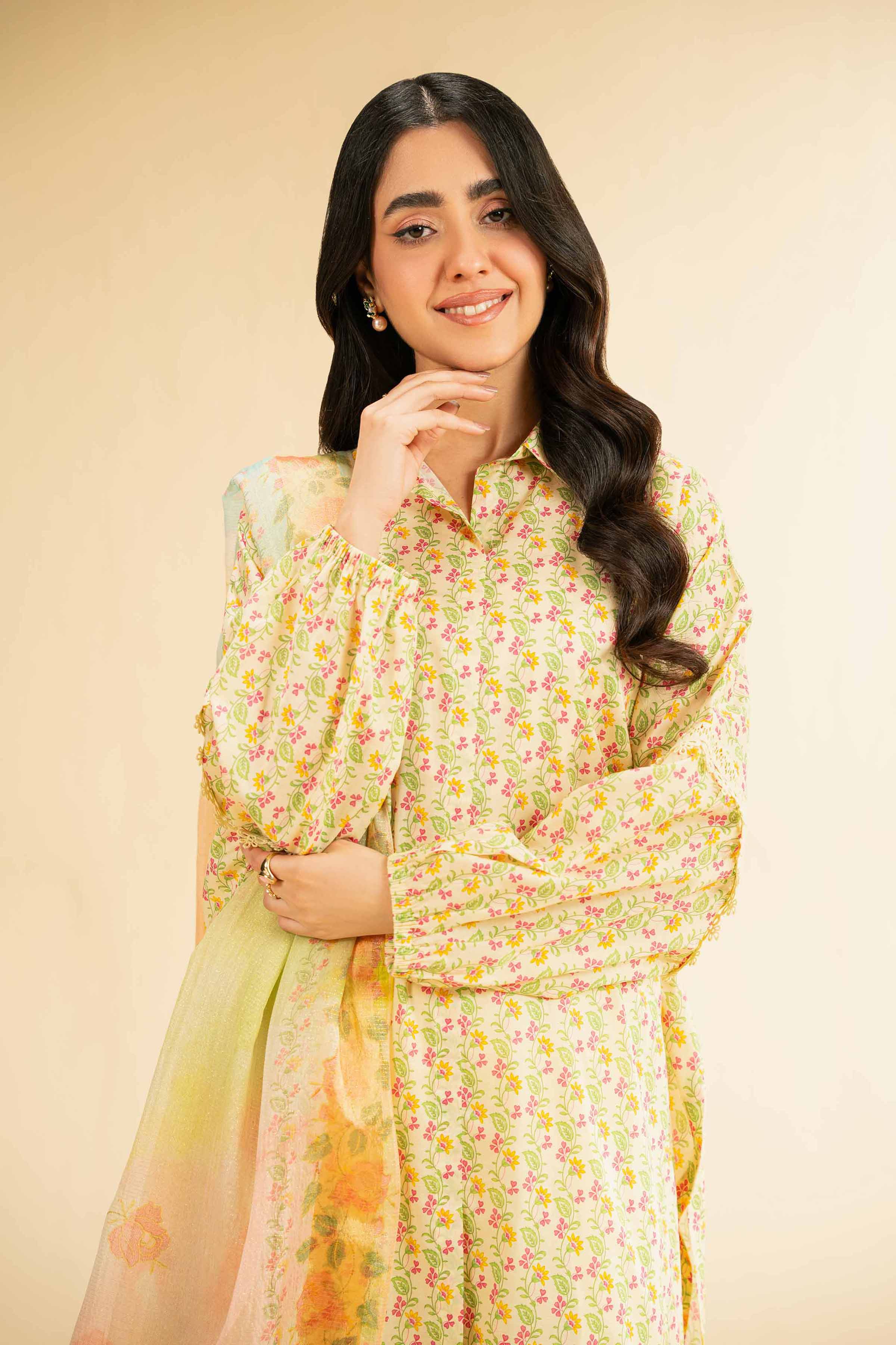 2 Piece - Digital Printed Suit - 42501741 for Women - Unstitched Collection | Nishat | Shop Online