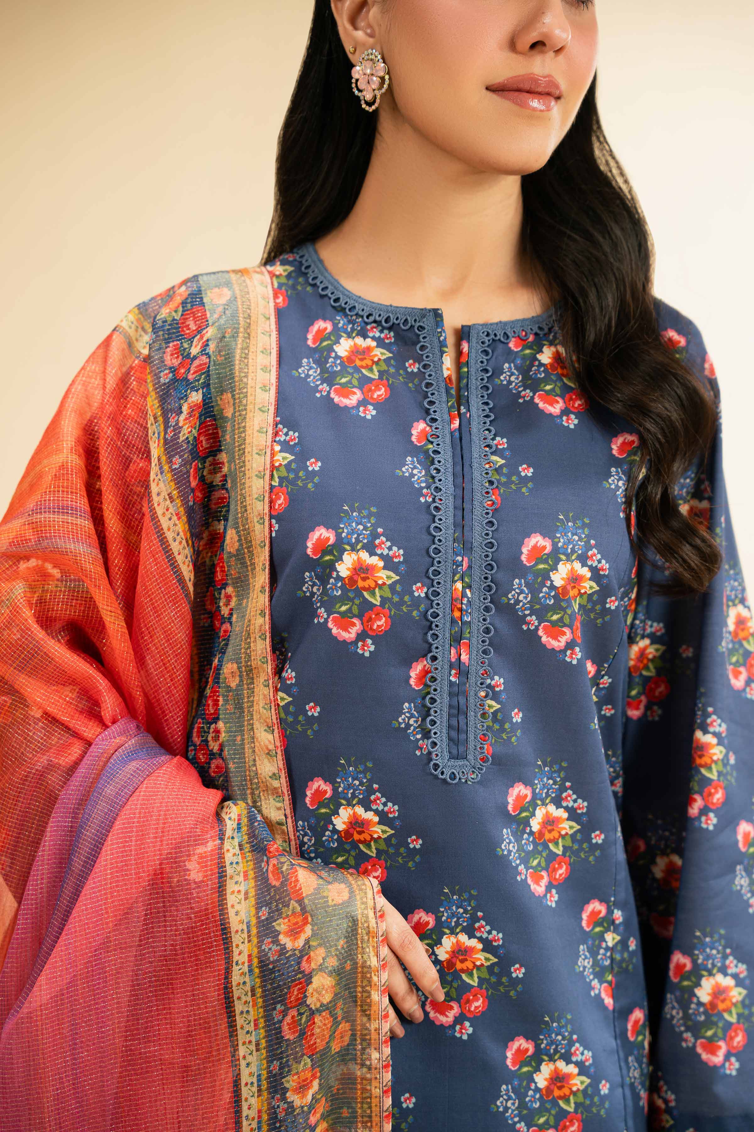 2 Piece - Digital Printed Suit - 42501742 for Women - Unstitched Collection | Nishat | Shop Online