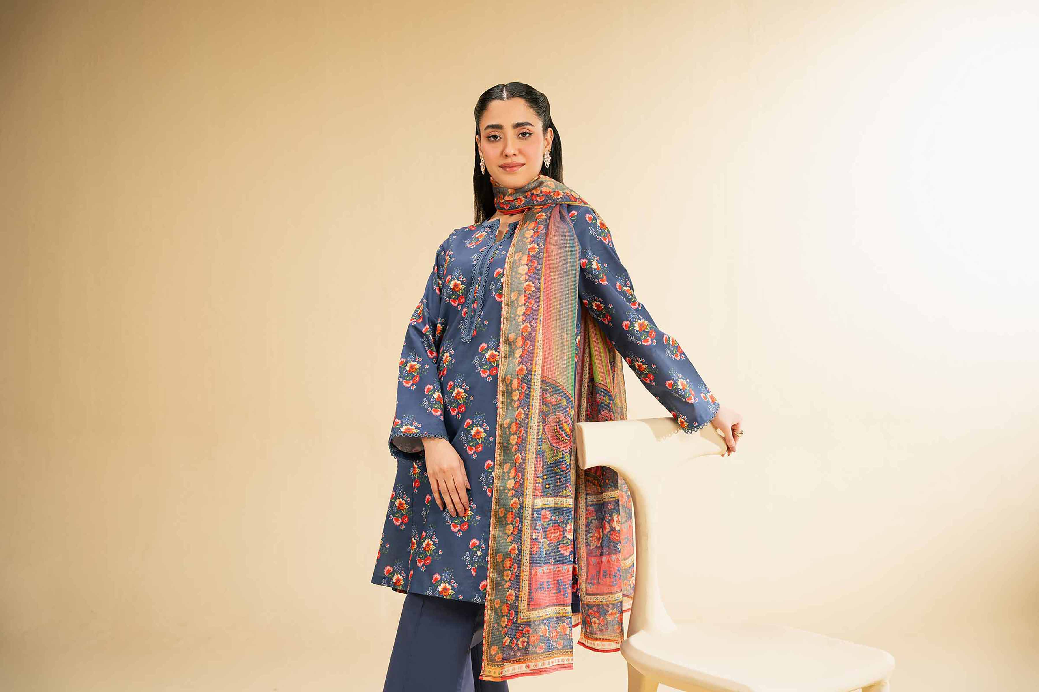 2 Piece - Digital Printed Suit - 42501742 for Women - Unstitched Collection | Nishat | Shop Online