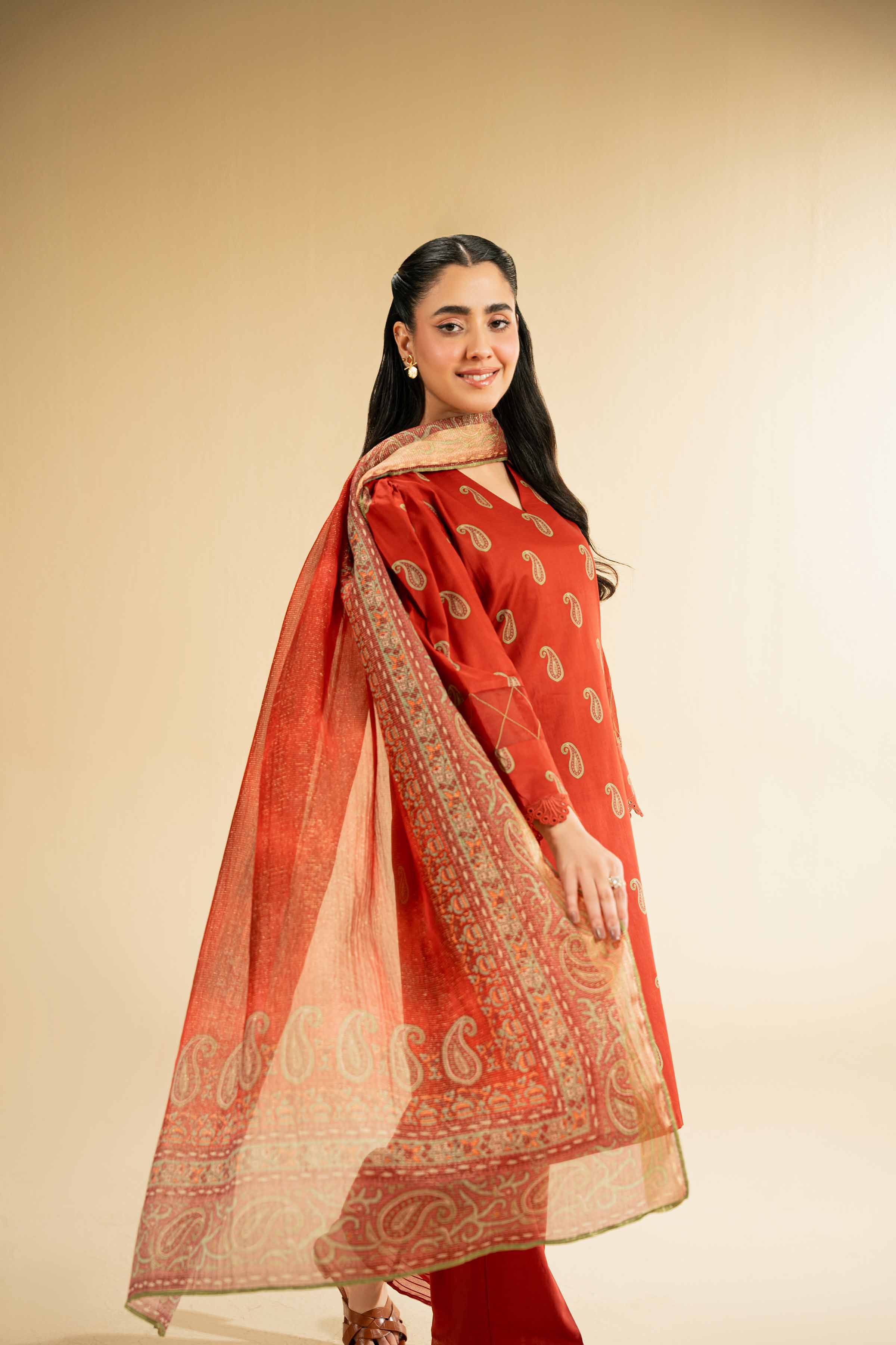 2 Piece - Digital Printed Suit - 42501744 for Women - Unstitched Collection | Nishat | Shop Online