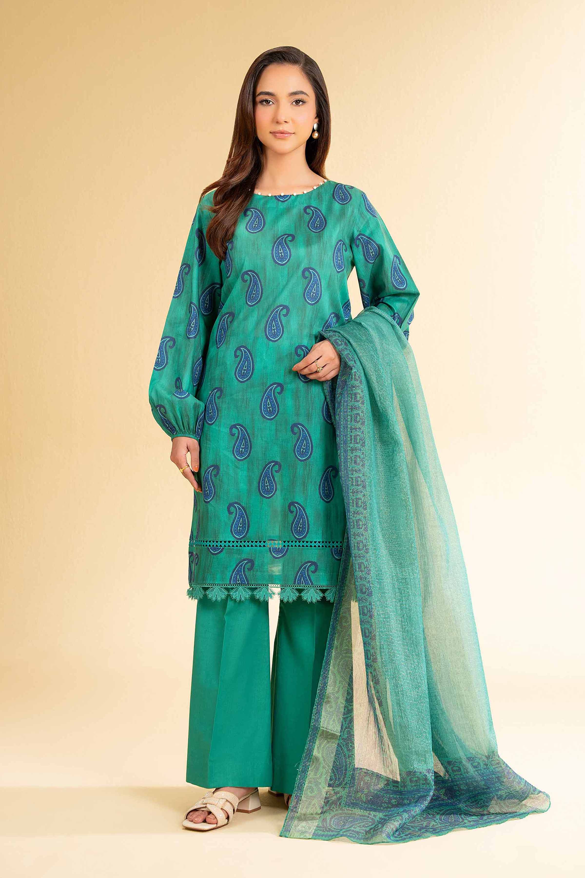 2 Piece - Digital Printed Suit - 42501745 for Women - Unstitched Collection | Nishat | Shop Online