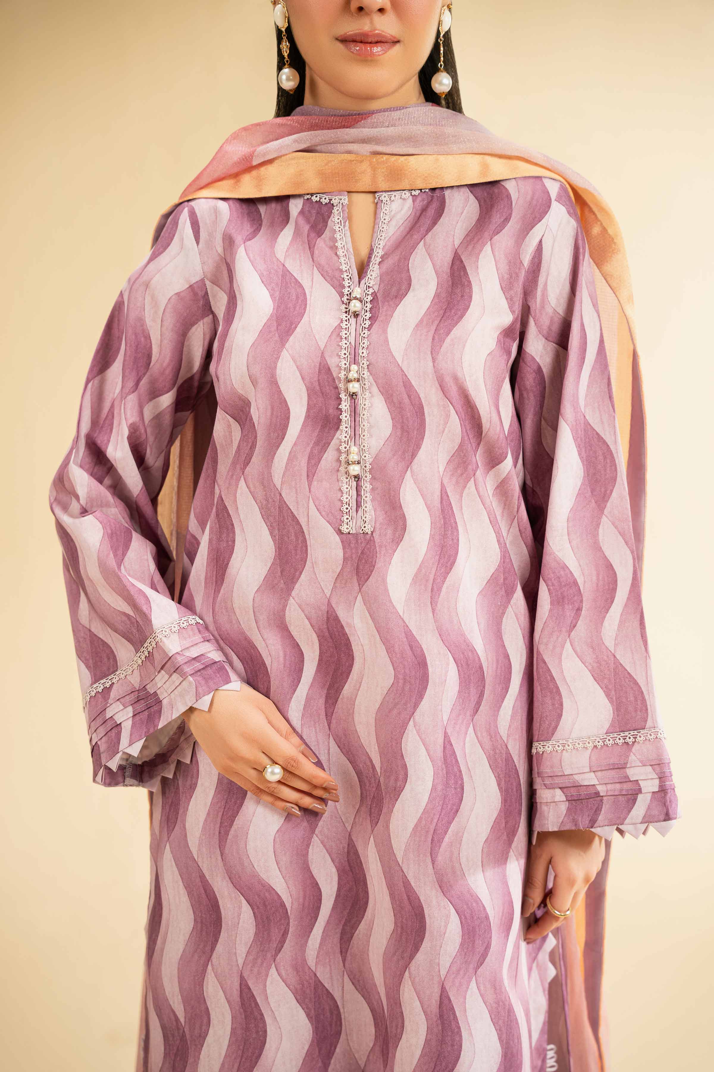 2 Piece - Digital Printed Suit - 42501747 for Women - Unstitched Collection | Nishat | Shop Online