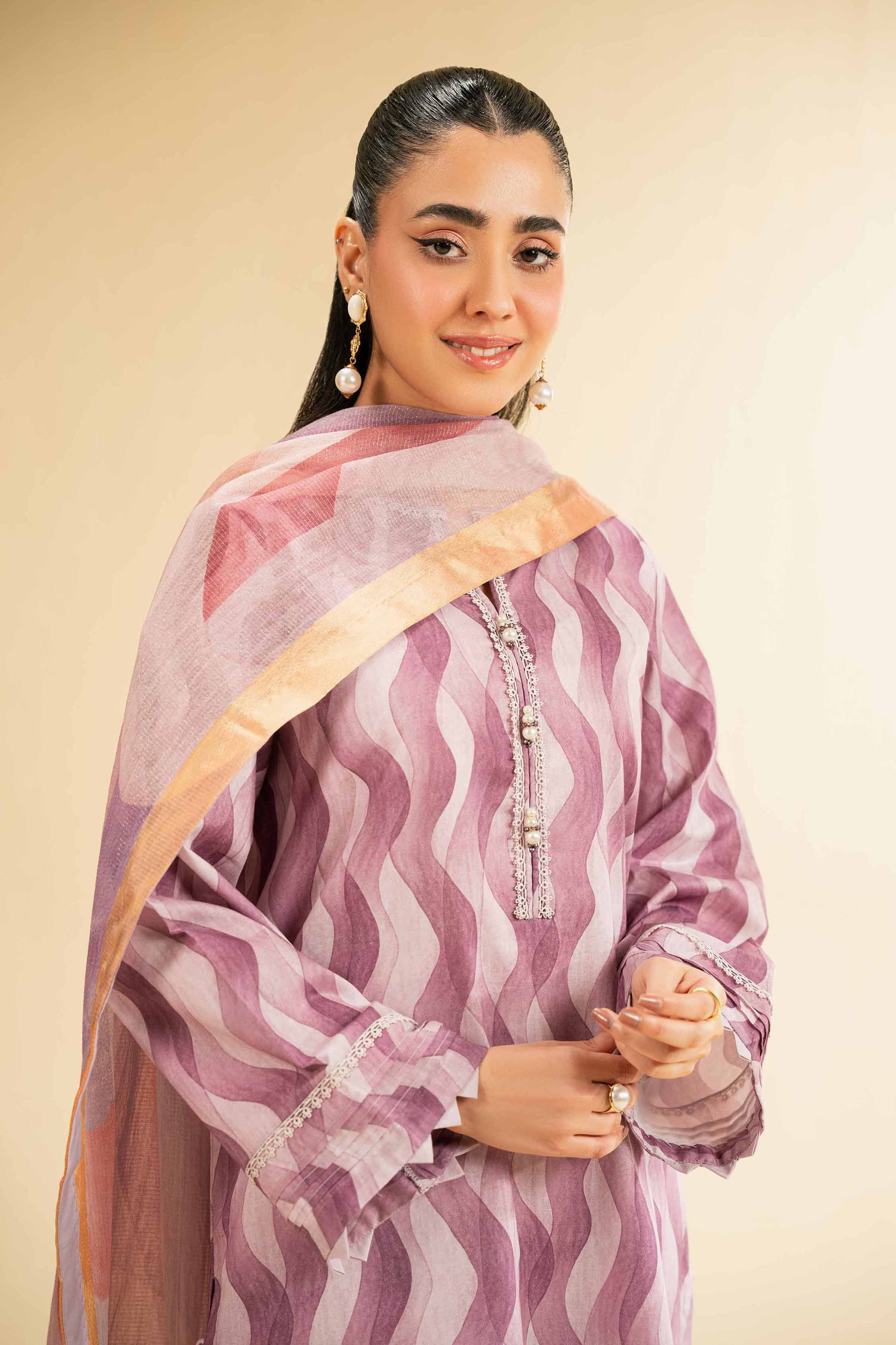 2 Piece - Digital Printed Suit - 42501747 for Women - Unstitched Collection | Nishat | Shop Online