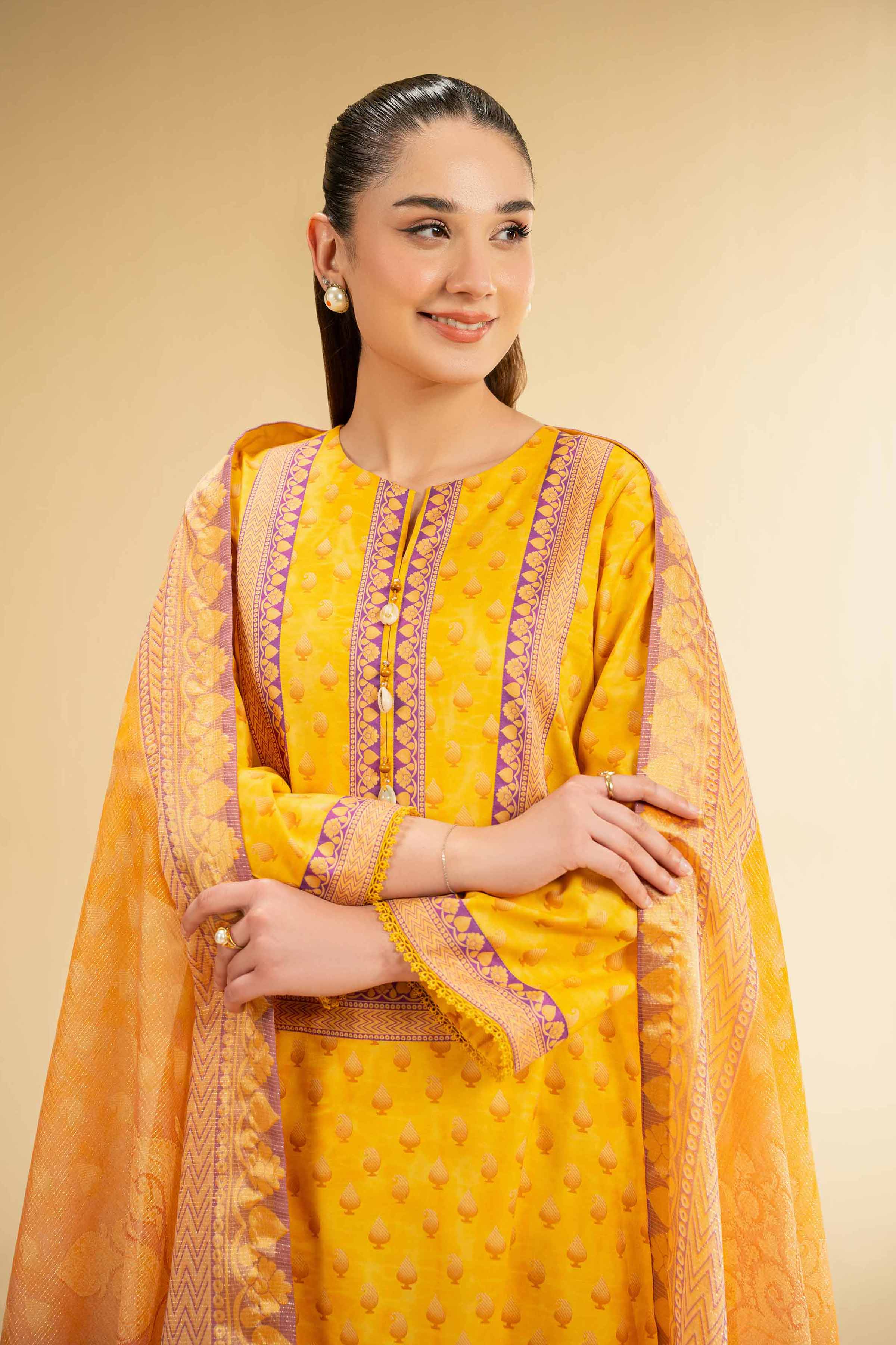 2 Piece - Digital Printed Suit - 42501748 for Women - Unstitched Collection | Nishat | Shop Online