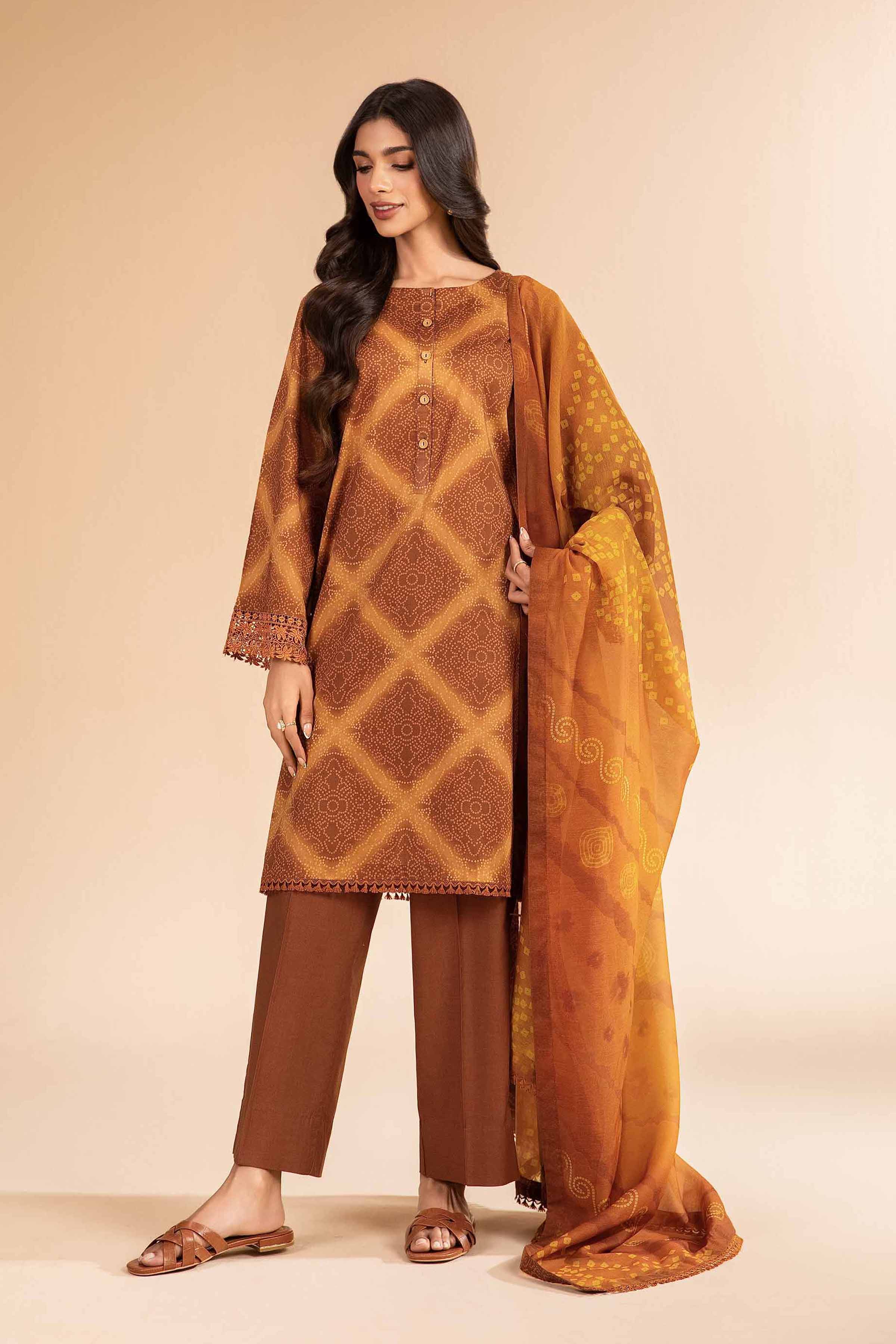 2 Piece - Digital Printed Embroidered Suit - 42501750 for Women - Unstitched Collection | Nishat | Shop Online