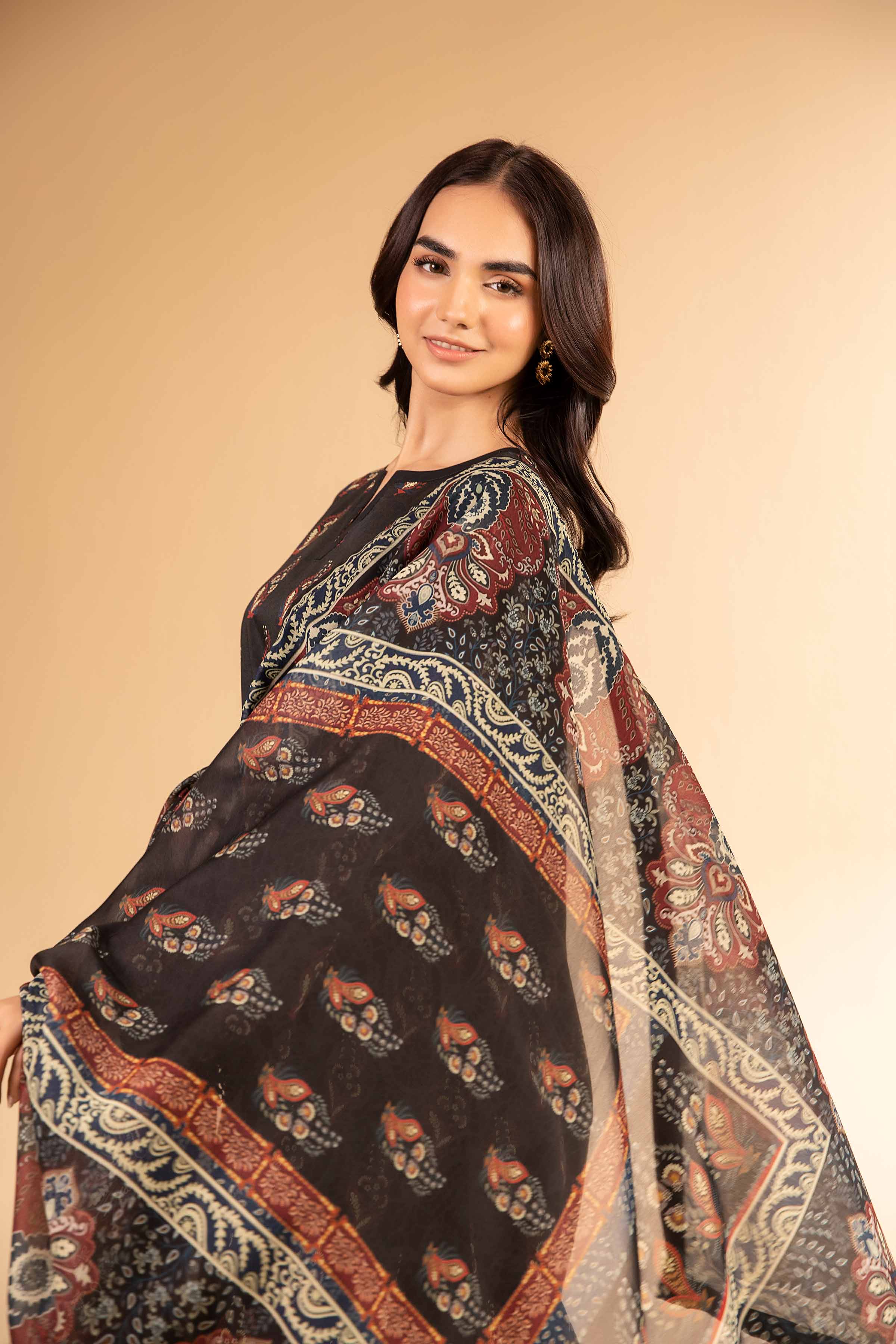 2 Piece - Digital Printed Embroidered Suit - 42501751 for Women - Unstitched Collection | Nishat | Shop Online