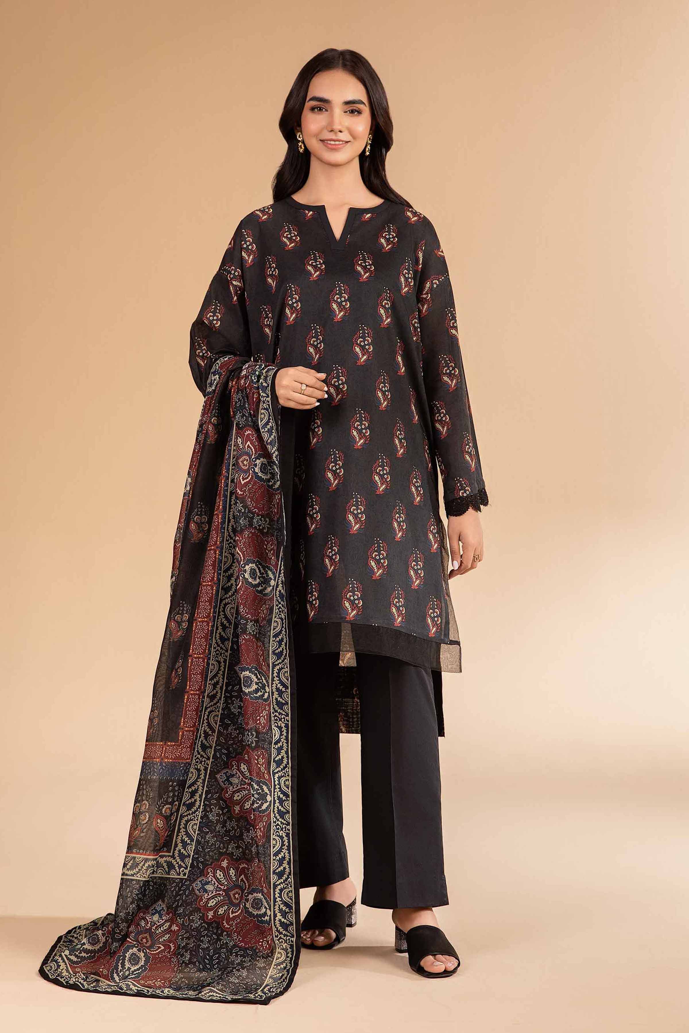 2 Piece - Digital Printed Embroidered Suit - 42501751 for Women - Unstitched Collection | Nishat | Shop Online