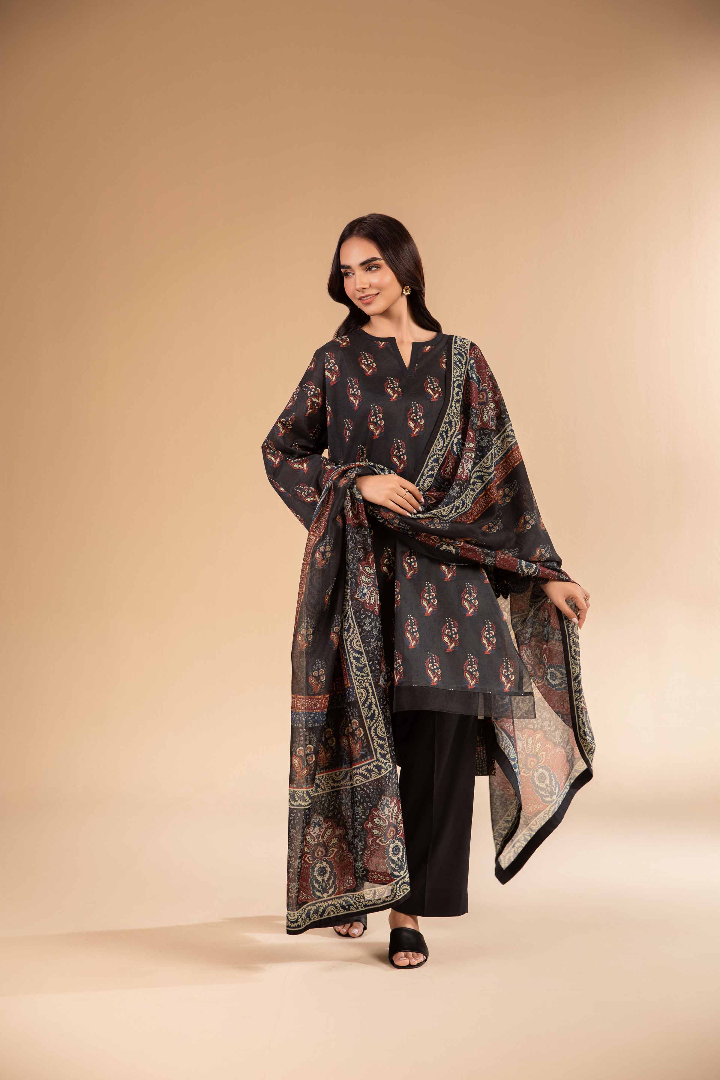 2 Piece - Digital Printed Embroidered Suit - 42501751 for Women - Unstitched Collection | Nishat | Shop Online