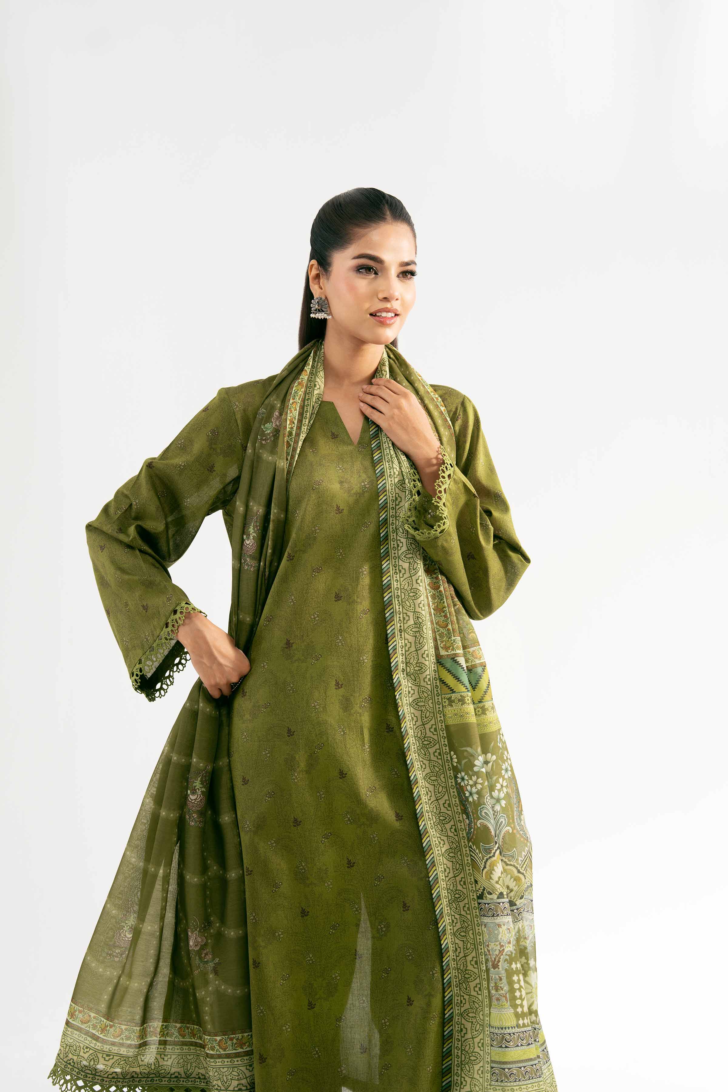 2 Piece - Digital Printed Embroidered Suit - 42501754 for Women - Unstitched Collection | Nishat | Shop Online