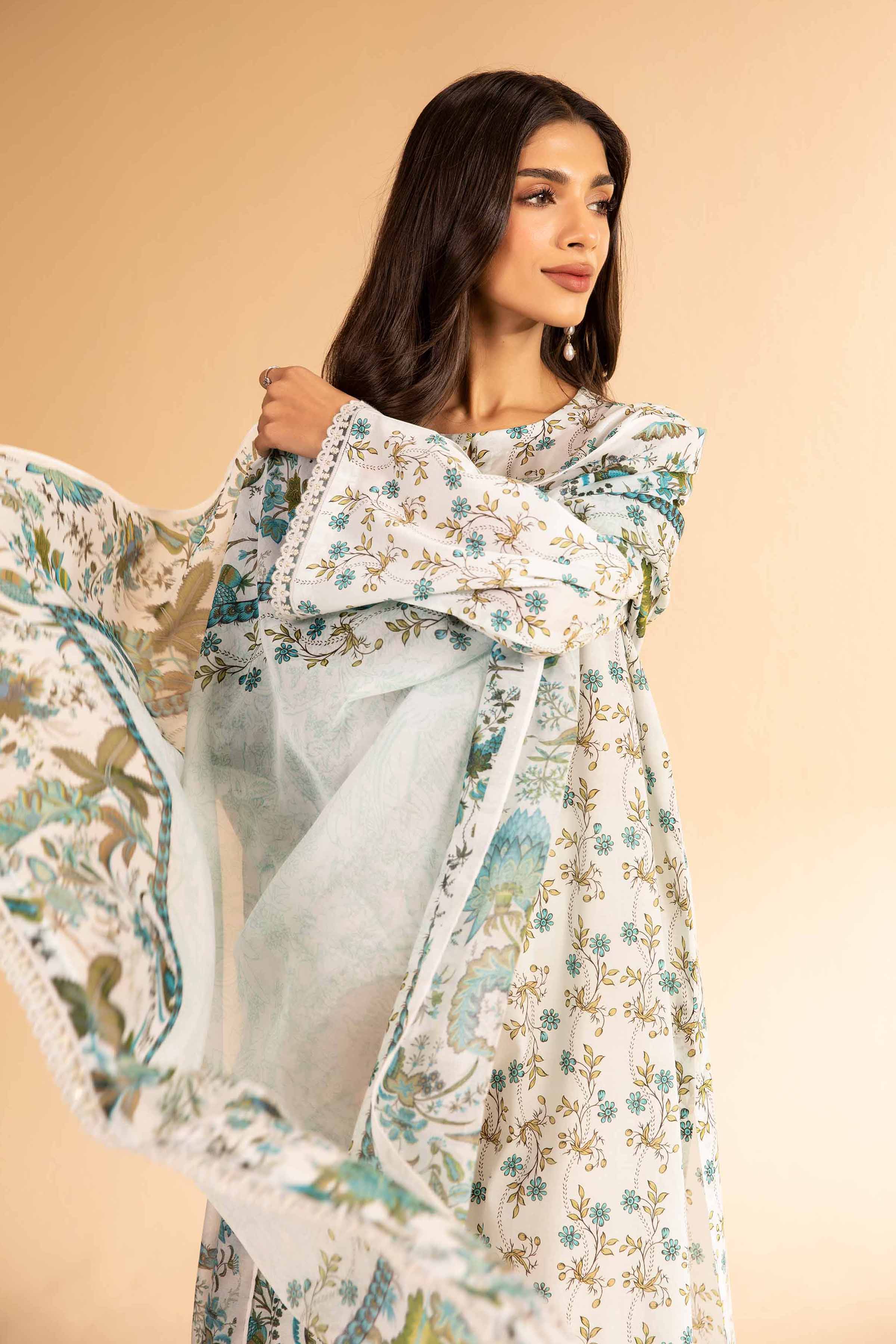 2 Piece - Digital Printed Embroidered Suit - 42501755 for Women - Unstitched Collection | Nishat | Shop Online
