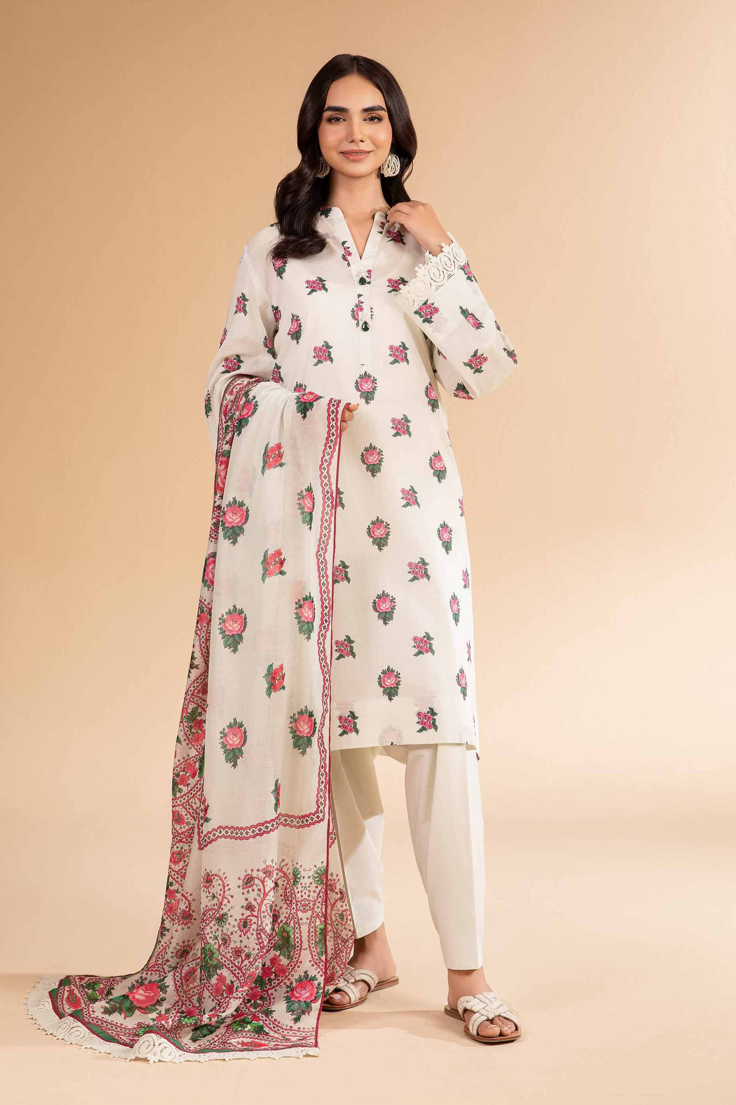 2 Piece - Digital Printed Embroidered Suit - 42501756 for Women - Unstitched Collection | Nishat | Shop Online