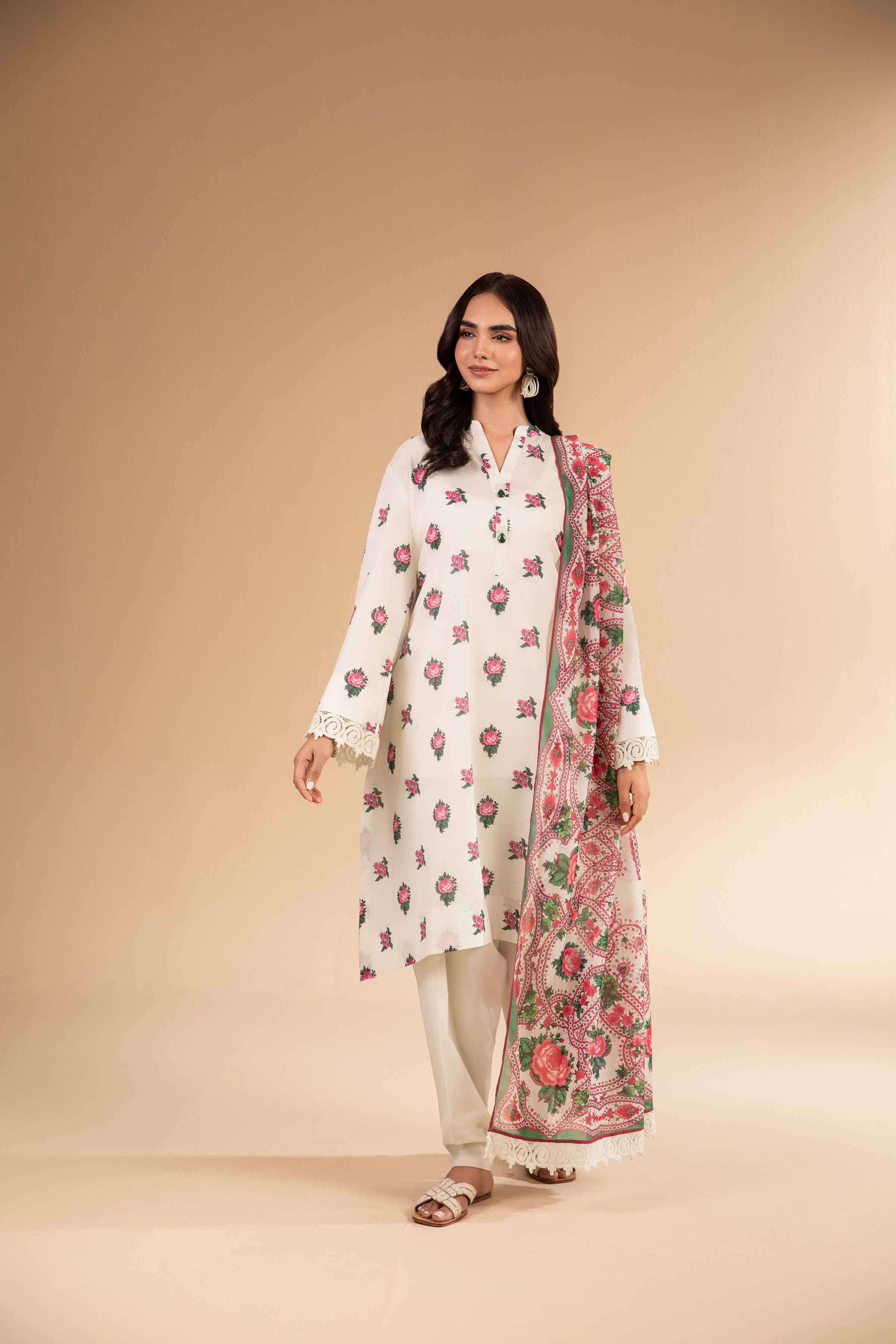 2 Piece - Digital Printed Embroidered Suit - 42501756 for Women - Unstitched Collection | Nishat | Shop Online