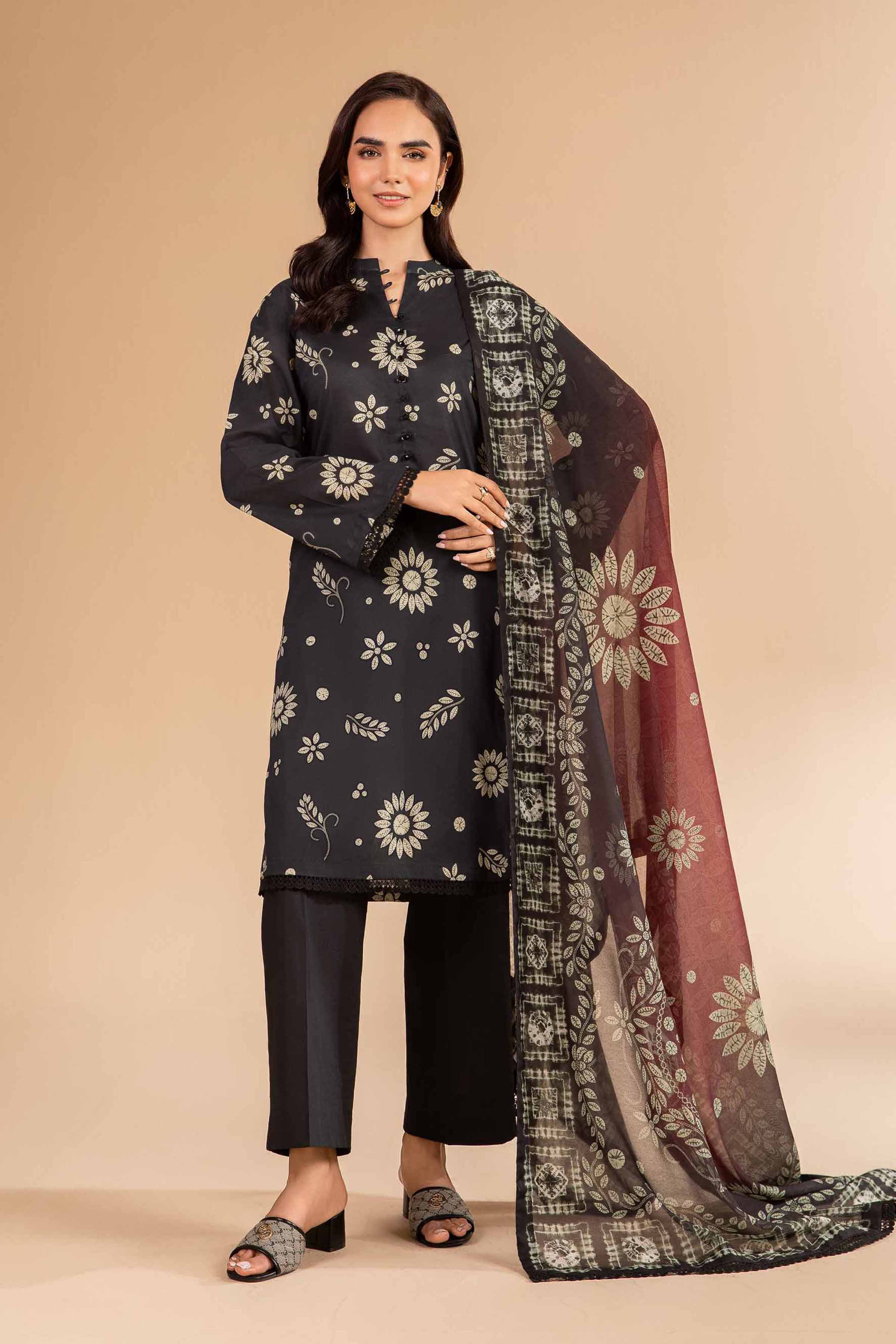 2 Piece - Digital Printed Embroidered Suit - 42501757 for Women - Unstitched Collection | Nishat | Shop Online