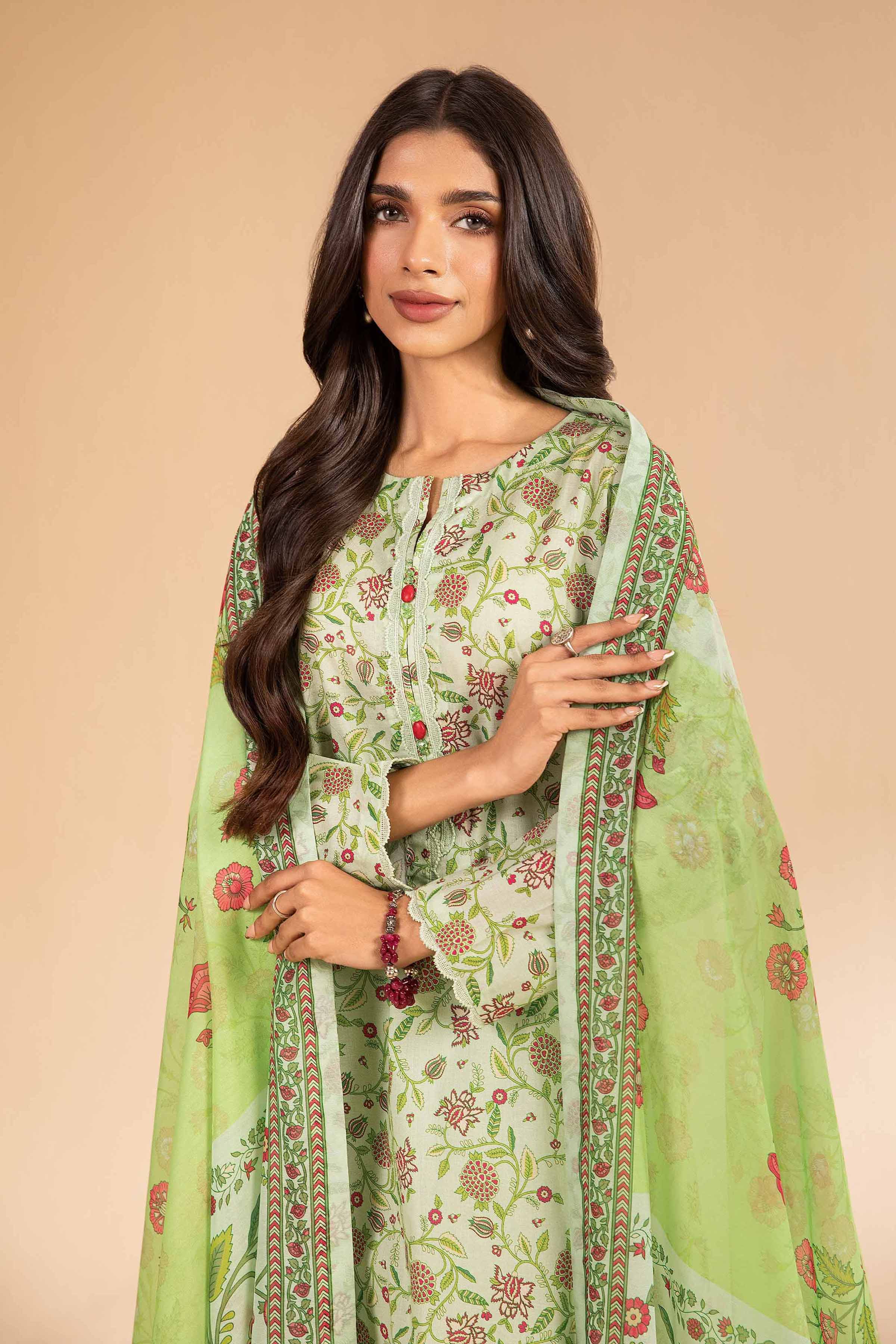 2 Piece - Digital Printed Embroidered Suit - 42501758 for Women - Unstitched Collection | Nishat | Shop Online