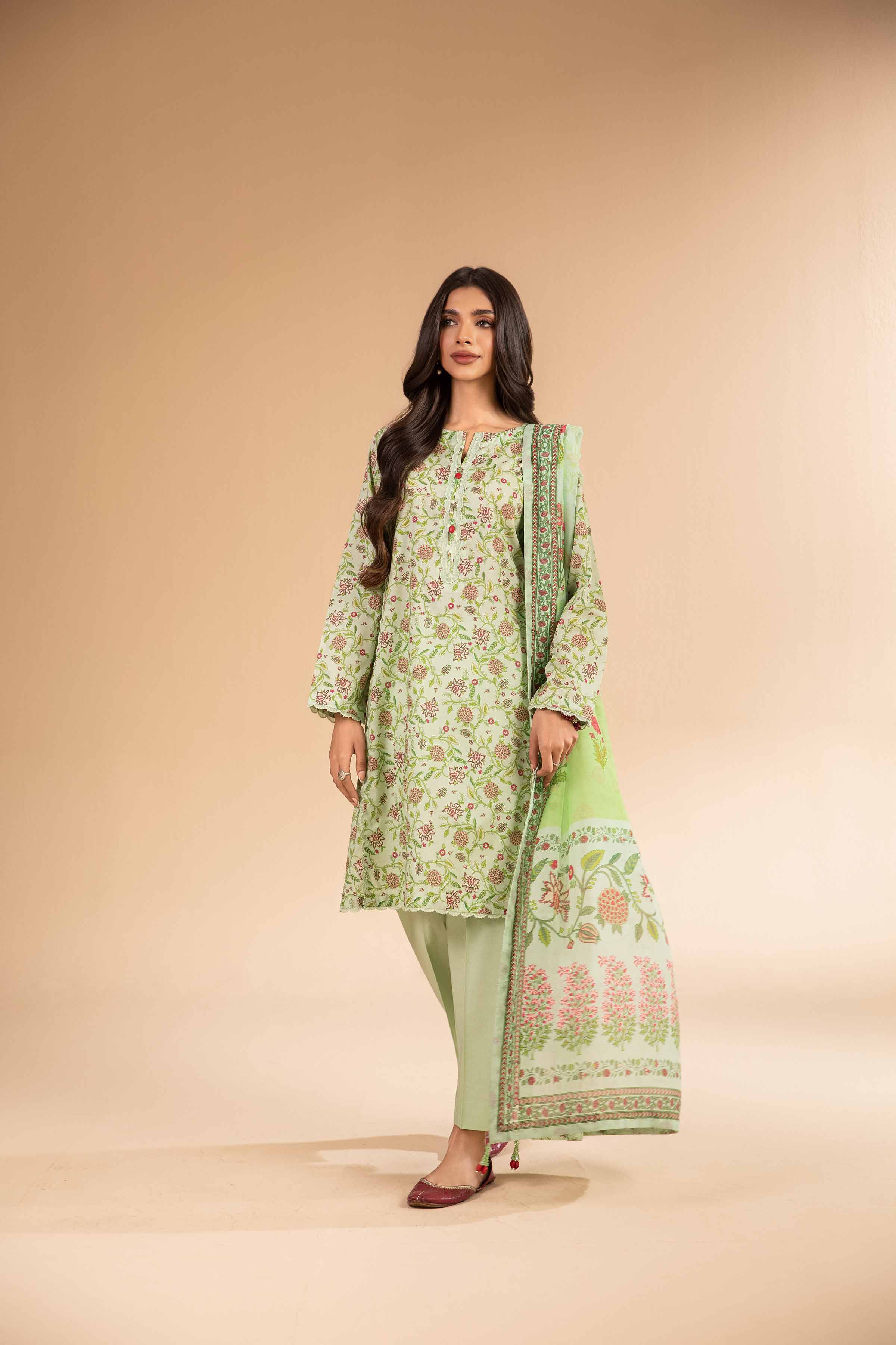 2 Piece - Digital Printed Embroidered Suit - 42501758 for Women - Unstitched Collection | Nishat | Shop Online