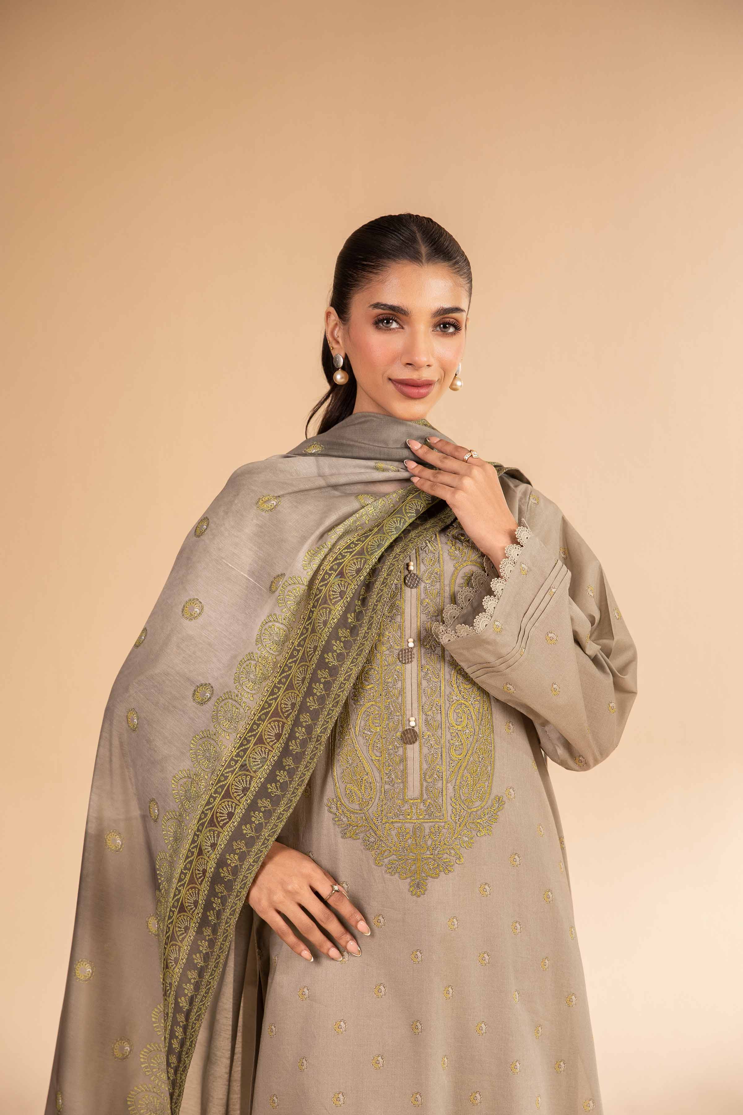 2 Piece - Digital Printed Embroidered Suit - 42501764 for Women - Unstitched Collection | Nishat | Shop Online
