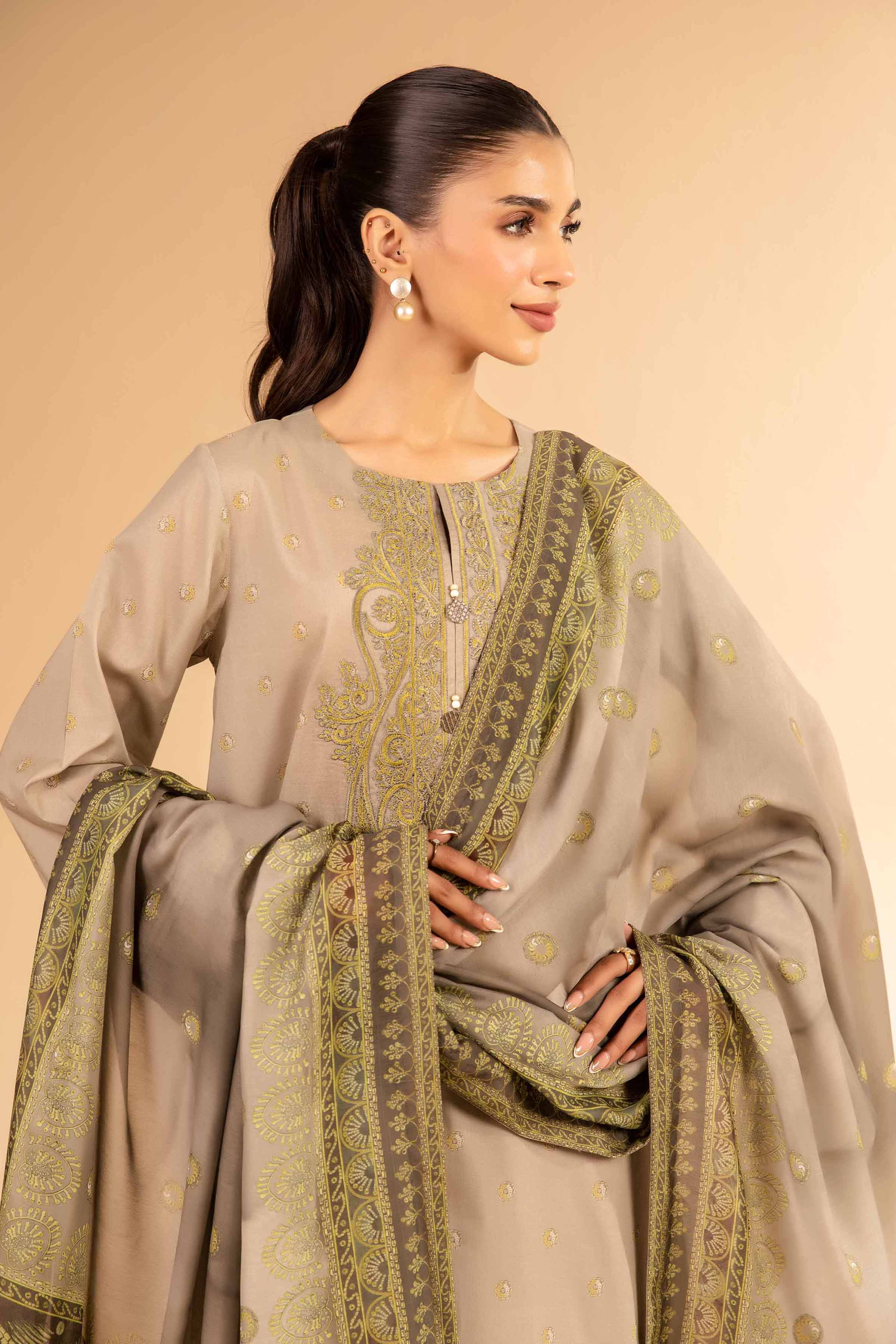 2 Piece - Digital Printed Embroidered Suit - 42501764 for Women - Unstitched Collection | Nishat | Shop Online