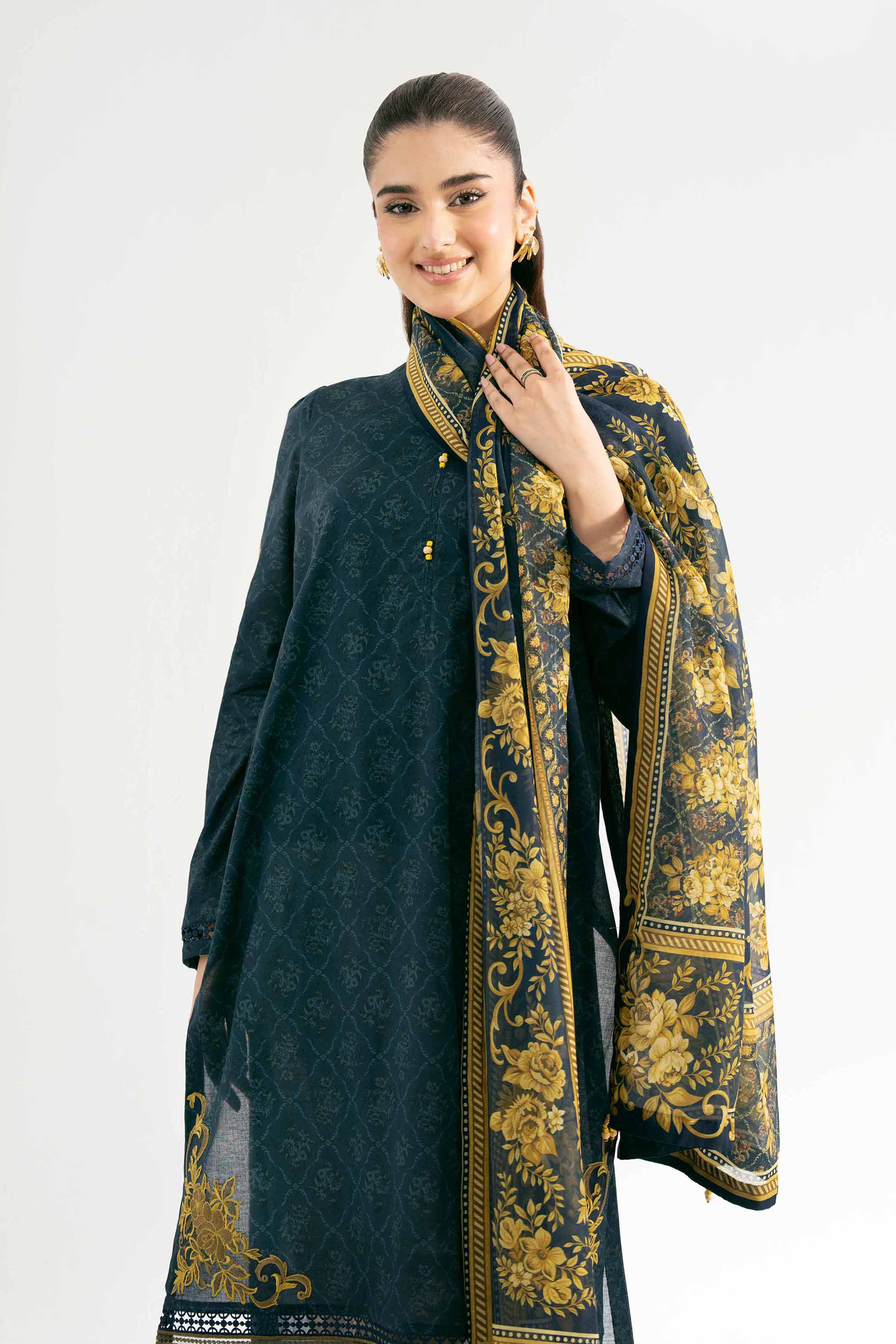 2 Piece - Digital Printed Embroidered Suit - 42501767 for Women - Unstitched Collection | Nishat | Shop Online