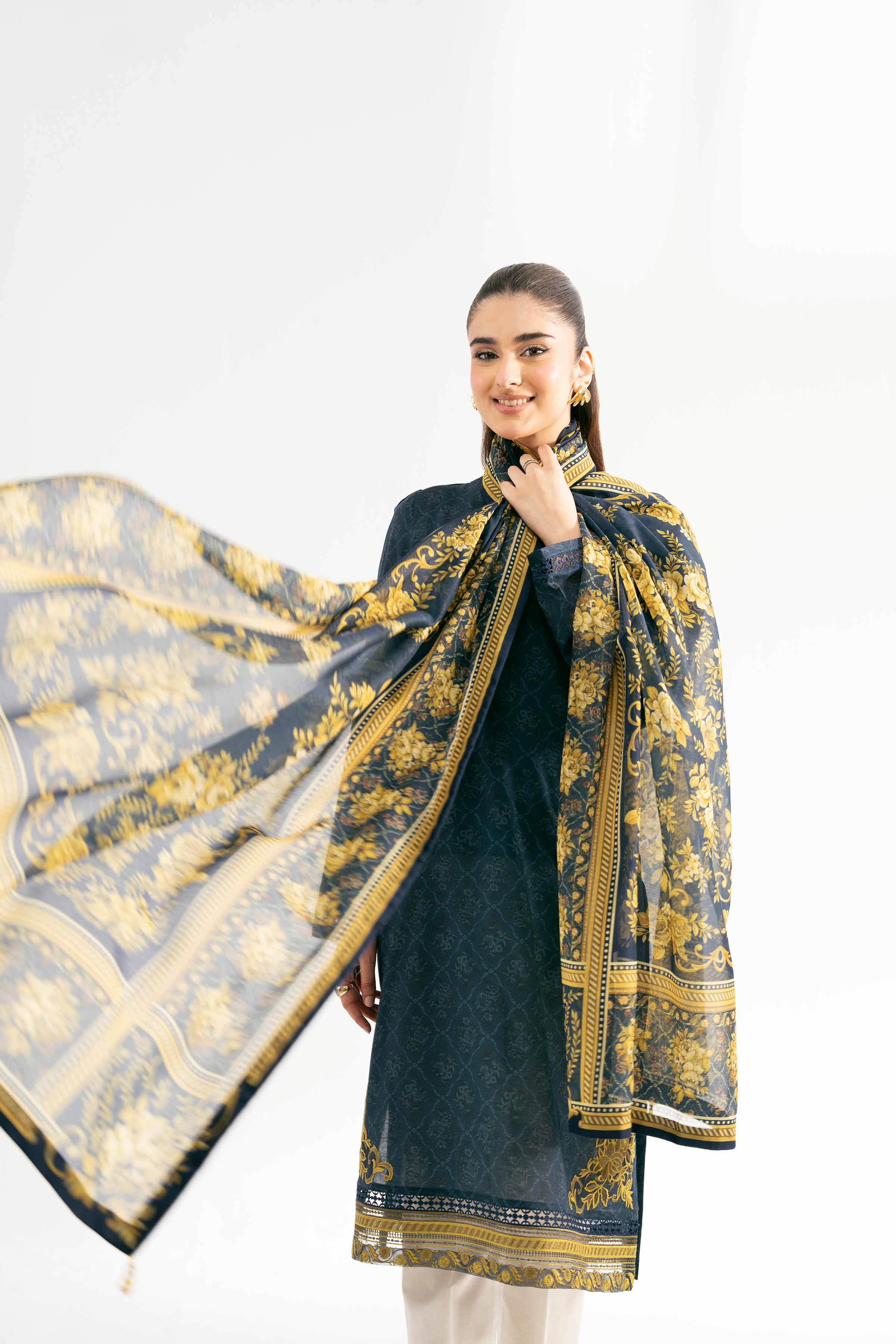 2 Piece - Digital Printed Embroidered Suit - 42501767 for Women - Unstitched Collection | Nishat | Shop Online