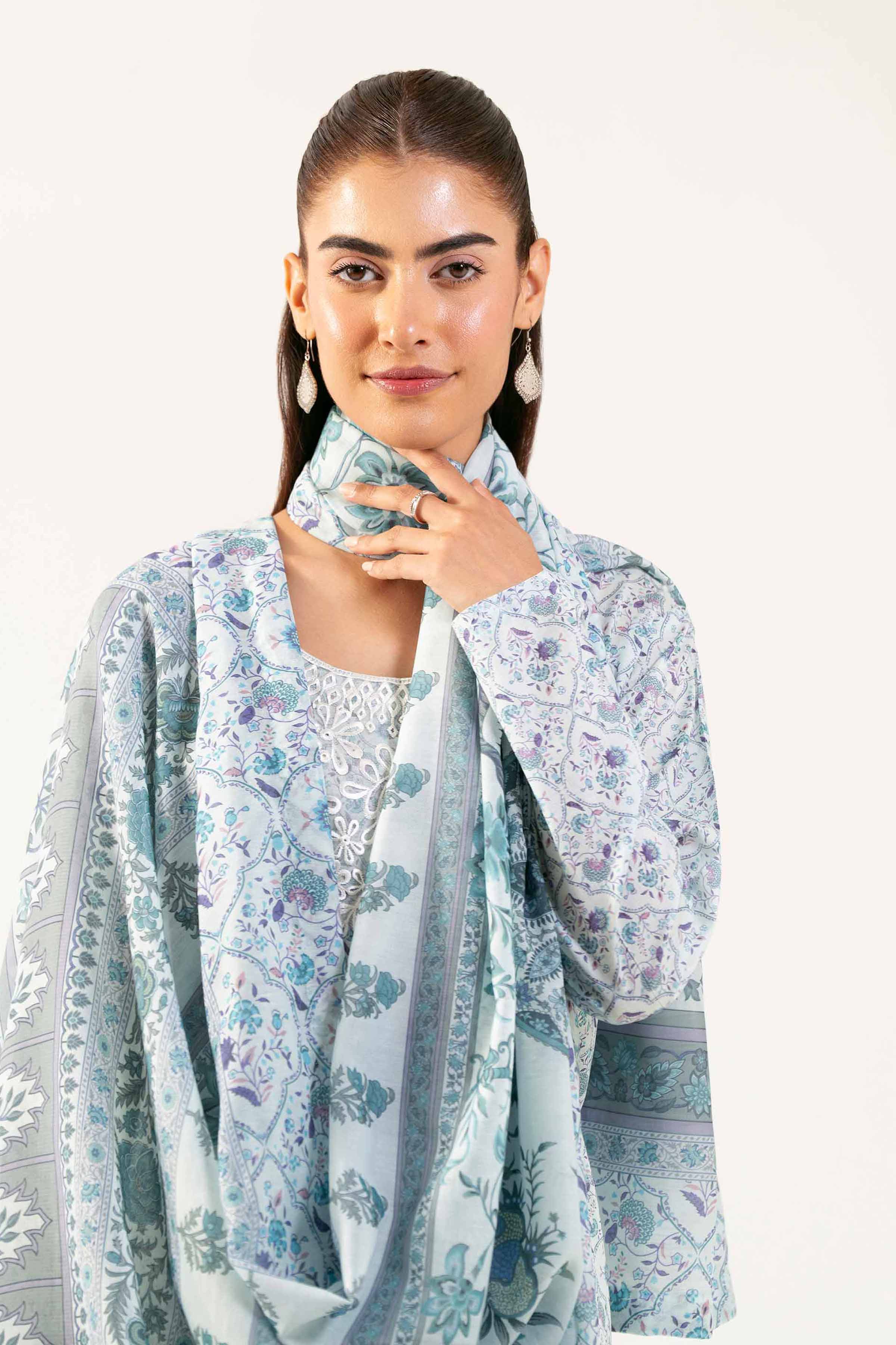 2 Piece - Digital Printed Embroidered Suit - 42501768 for Women - Unstitched Collection | Nishat | Shop Online