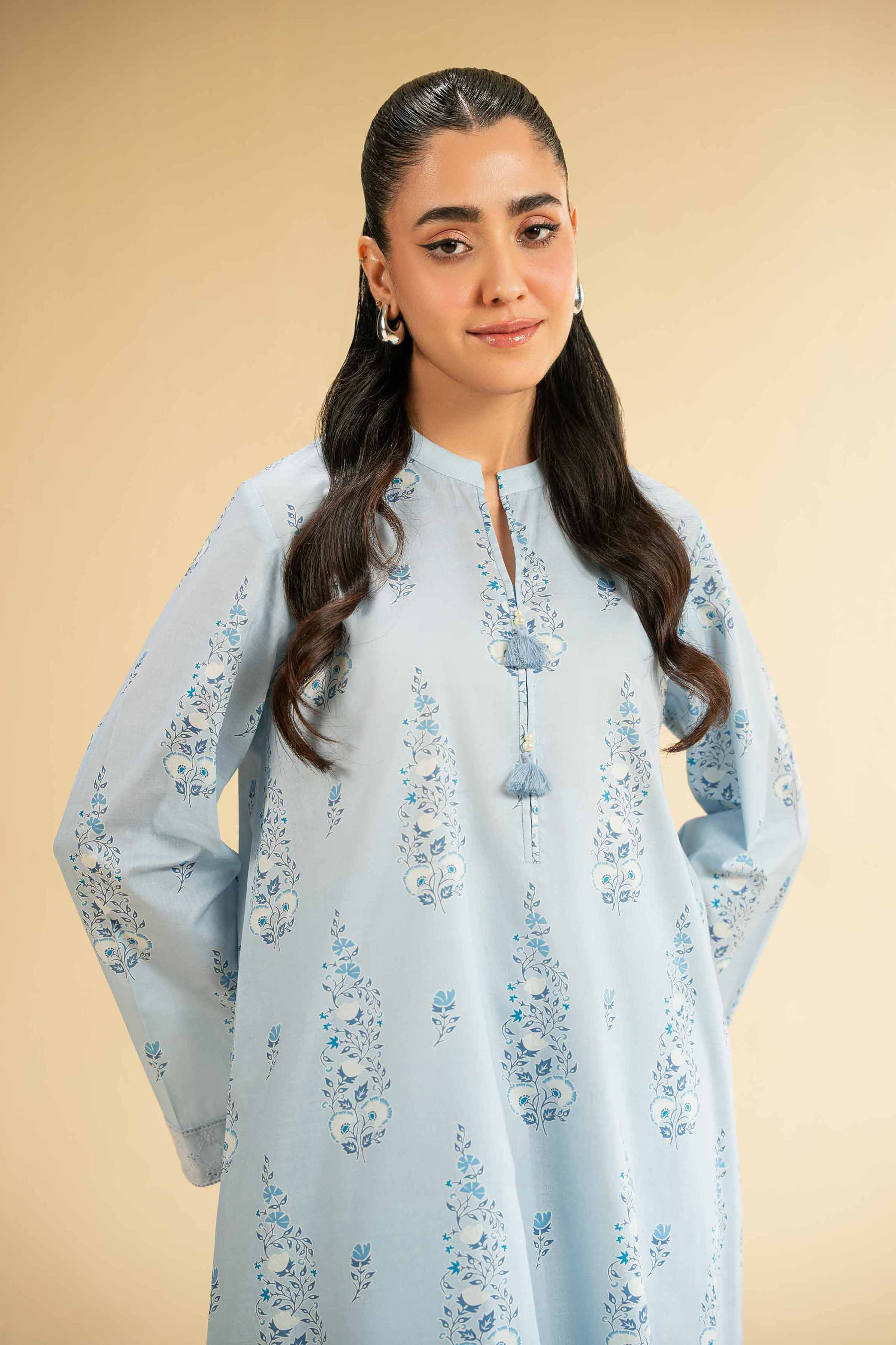2 Piece - Digital Printed Embroidered Suit - 42501770 for Women - Unstitched Collection | Nishat | Shop Online