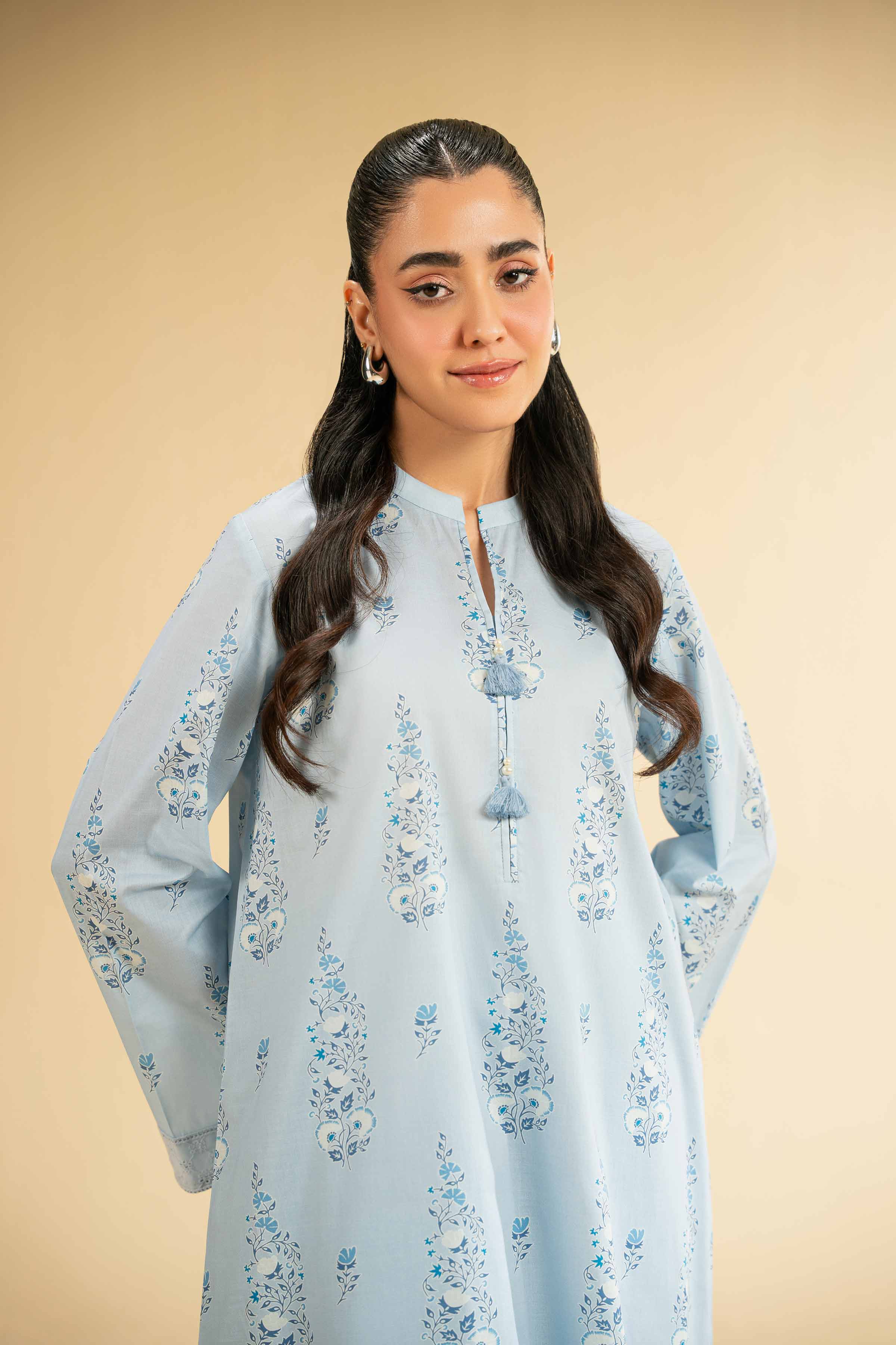 2 Piece - Digital Printed Embroidered Suit - 42501770 for Women - Unstitched Collection | Nishat | Shop Online