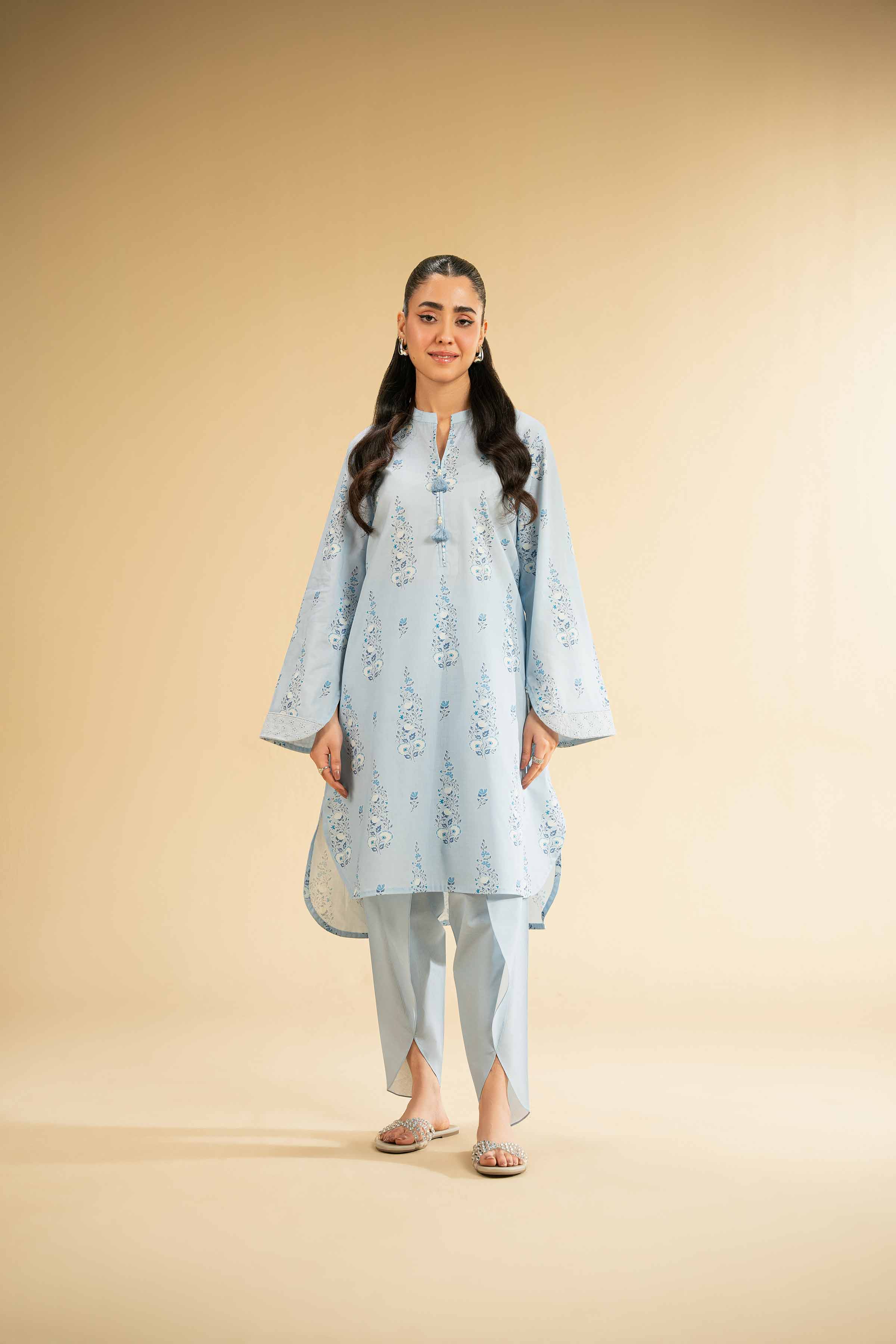 2 Piece - Digital Printed Embroidered Suit - 42501770 for Women - Unstitched Collection | Nishat | Shop Online