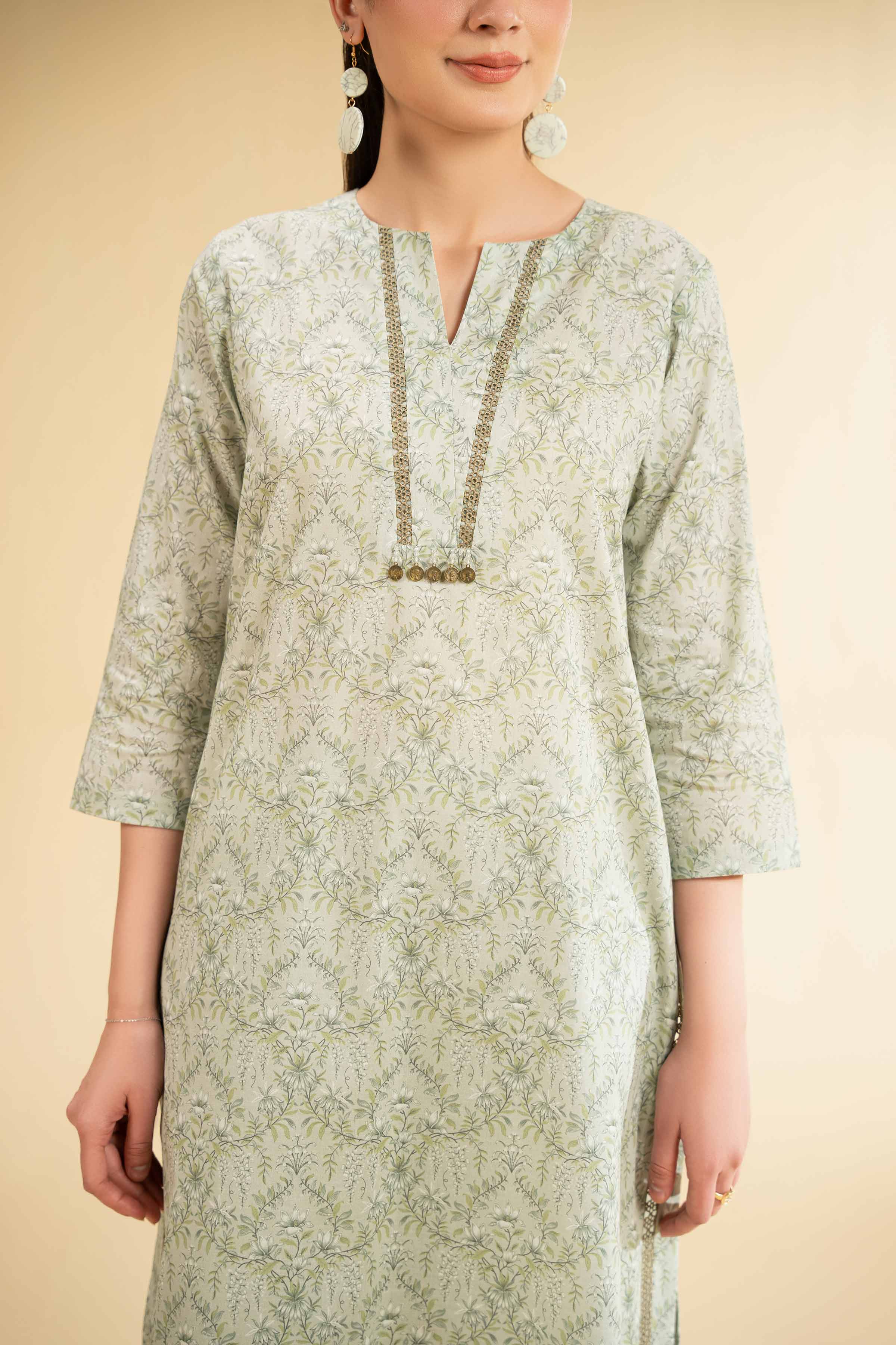 2 Piece - Digital Printed Embroidered Suit - 42501771 for Women - Unstitched Collection | Nishat | Shop Online
