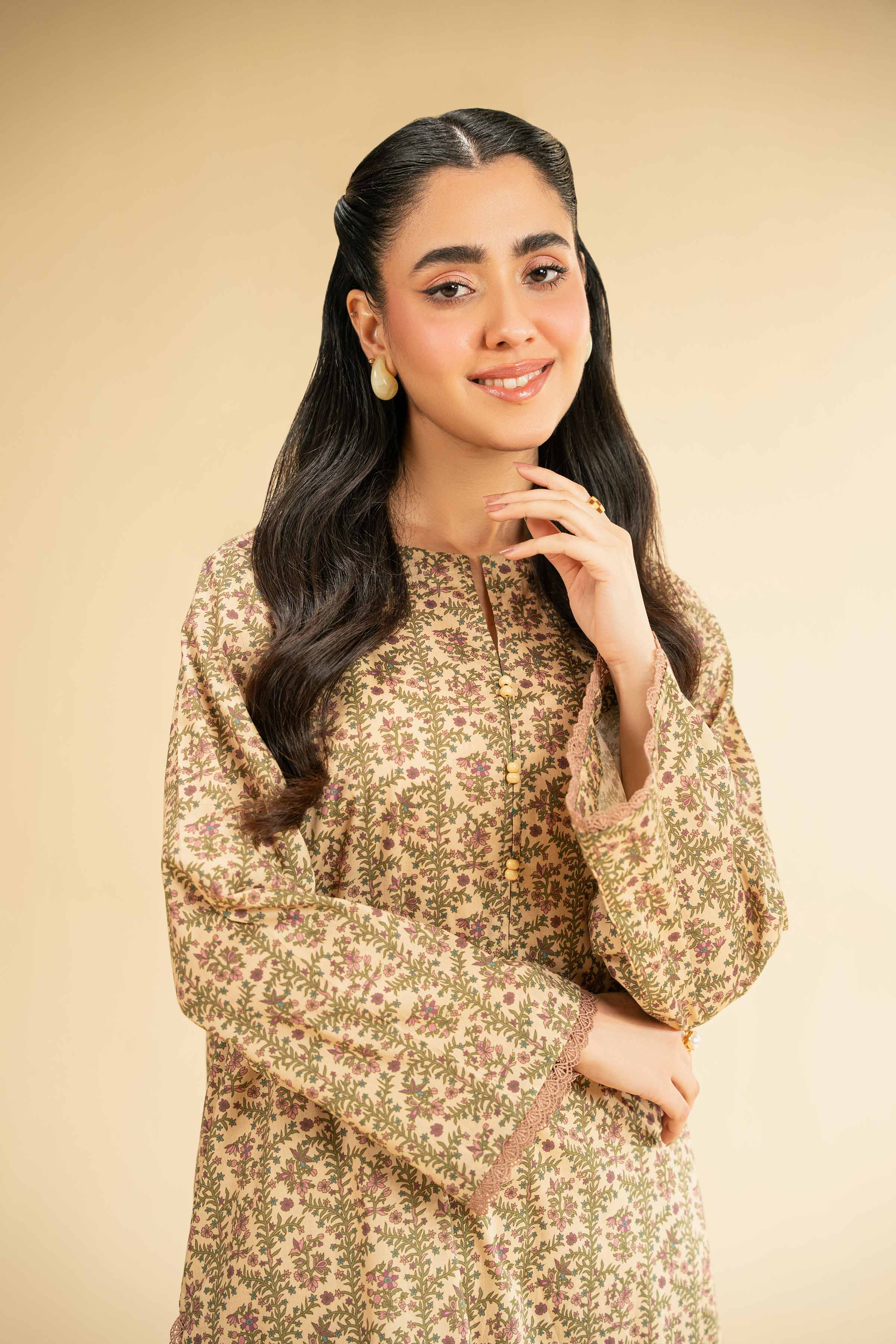 2 Piece - Digital Printed Embroidered Suit - 42501772 for Women - Unstitched Collection | Nishat | Shop Online